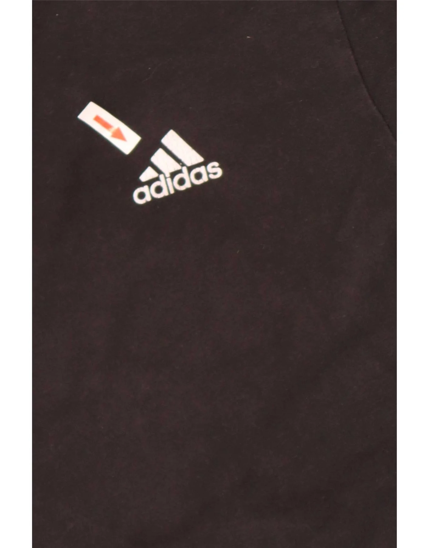 Adidas Mens Short Sleeve Regular T-Shirt Top Small Black Cotton Sports - Image 3