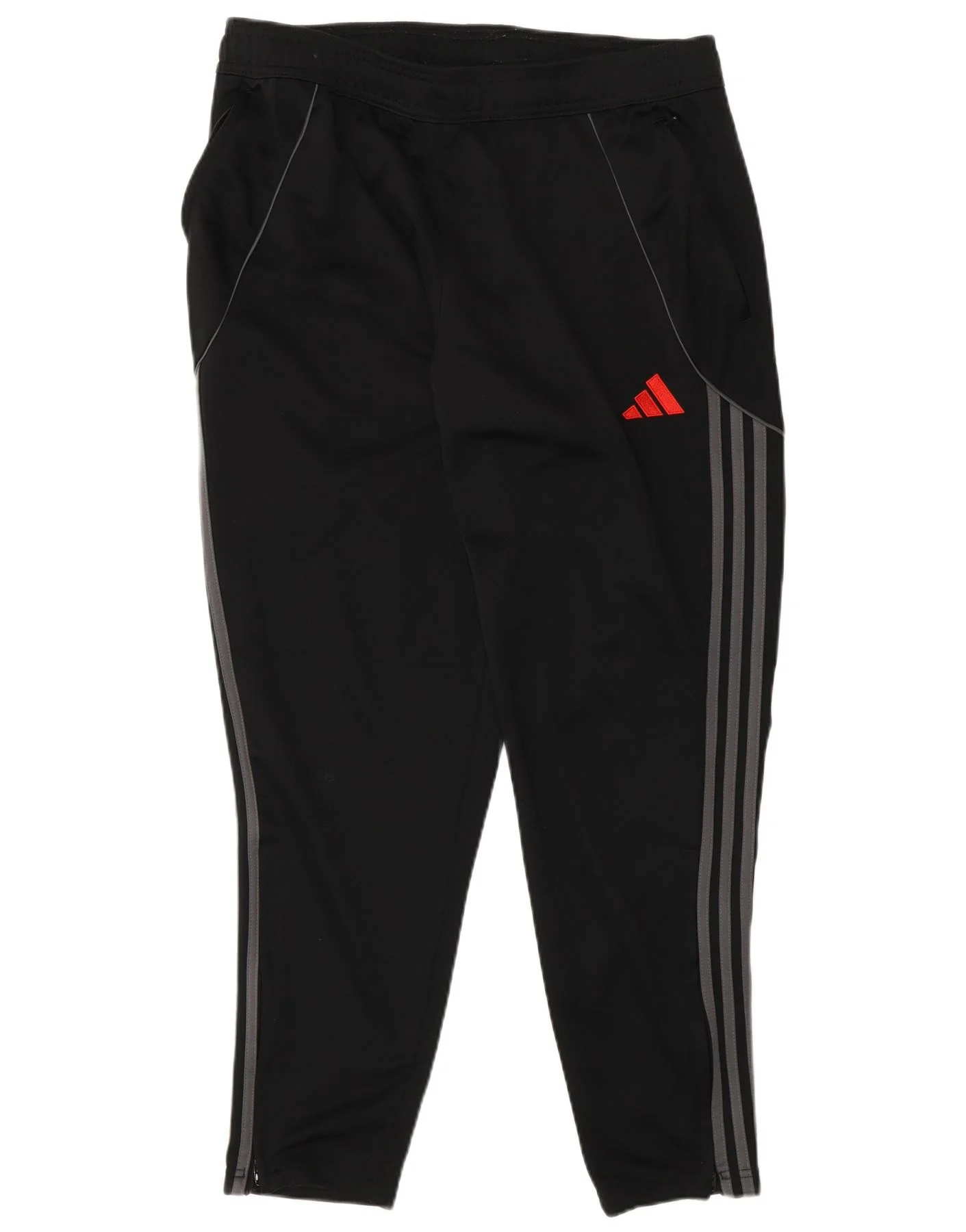 Adidas Mens Slim Fit Tracksuit Trousers Joggers XL Black Polyester