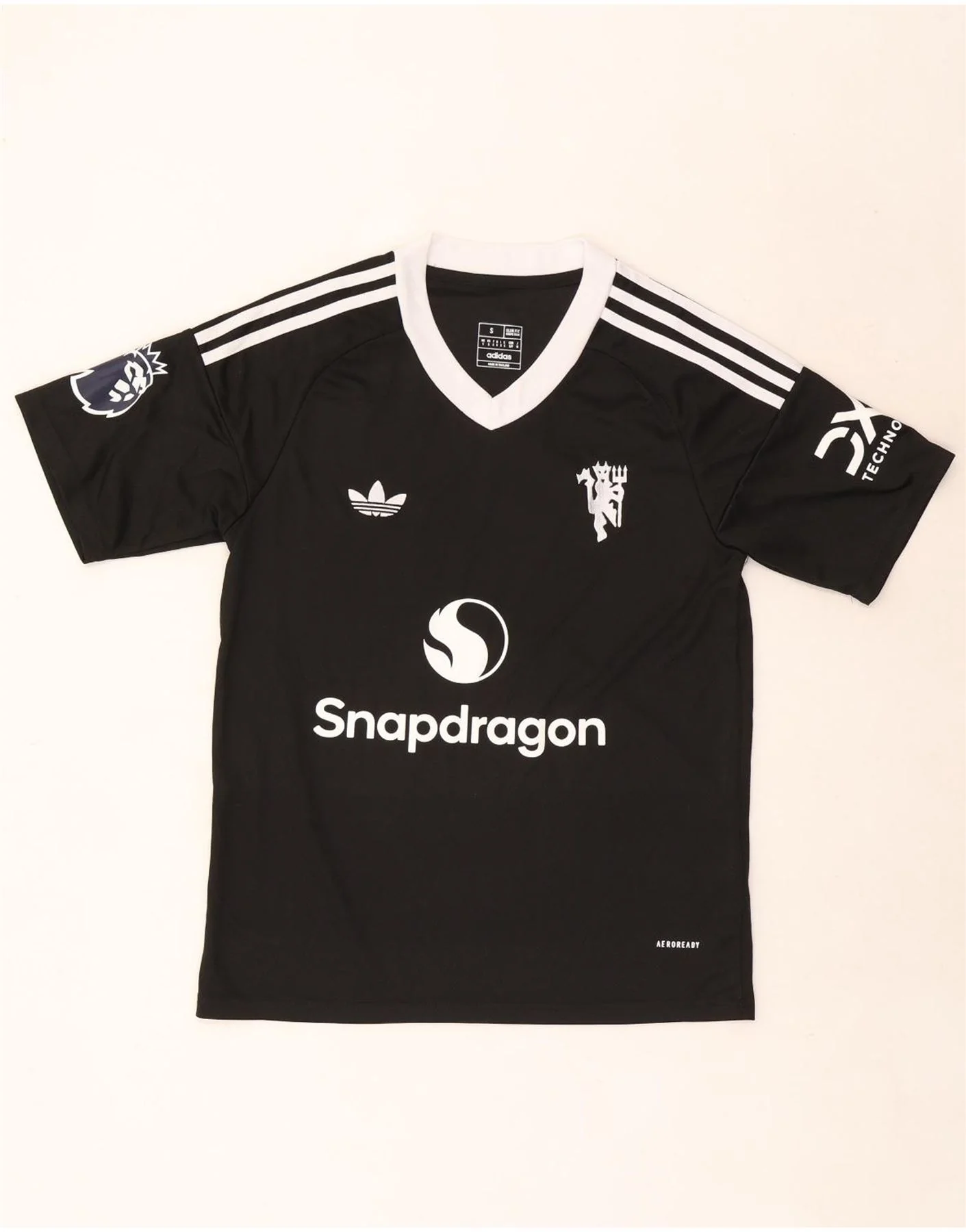Adidas Mens Snapdragon Graphic T-Shirt Top Small Black Colourblock