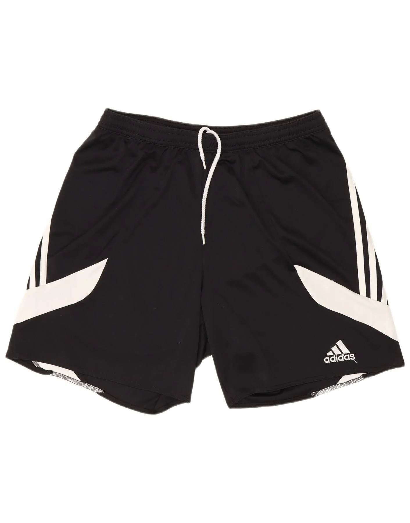 Adidas Mens Sport Shorts Large Black Colourblock Polyester Sports