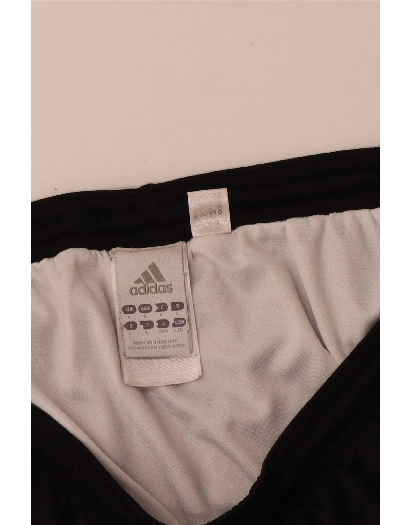 Adidas Mens Sport Shorts Large Black Polyester - Image 3