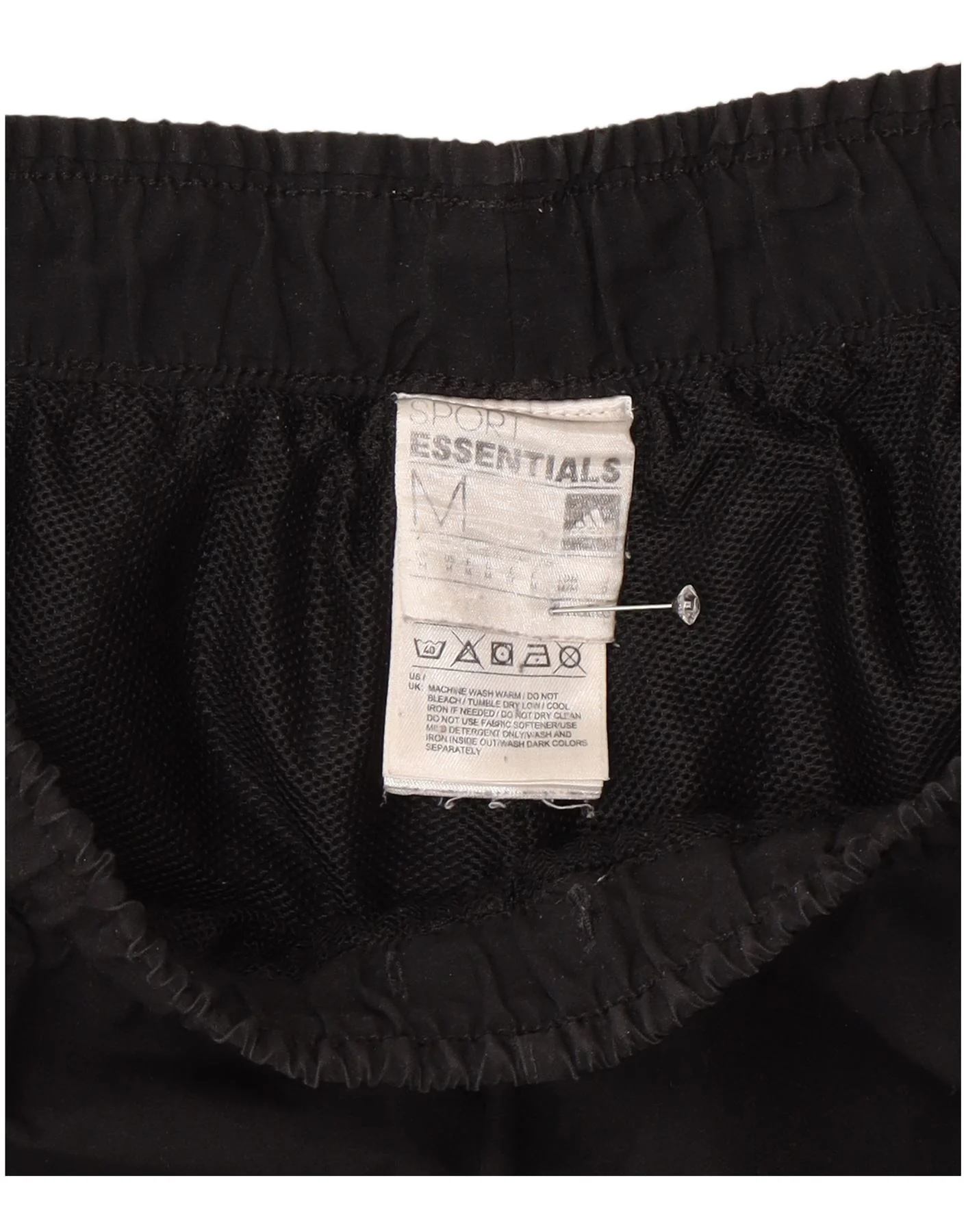 Adidas Mens Sport Shorts Medium Black Polyester - Image 4
