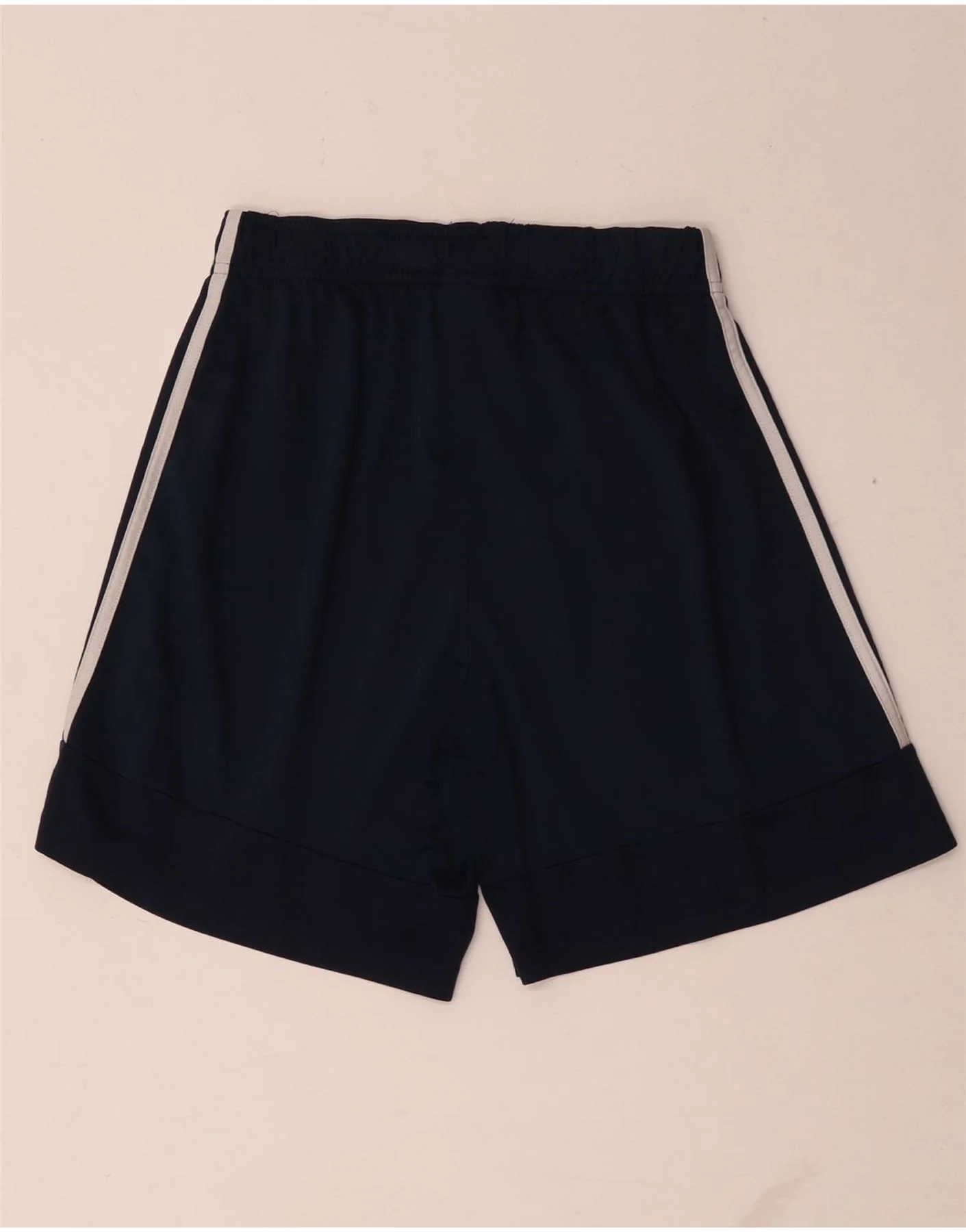 Adidas Mens Sport Shorts Medium Navy Blue Polyester - Image 2