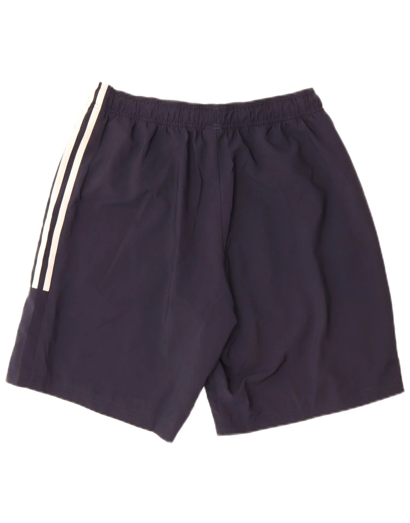 Adidas Mens Sport Shorts Medium Navy Blue Polyester - Image 2