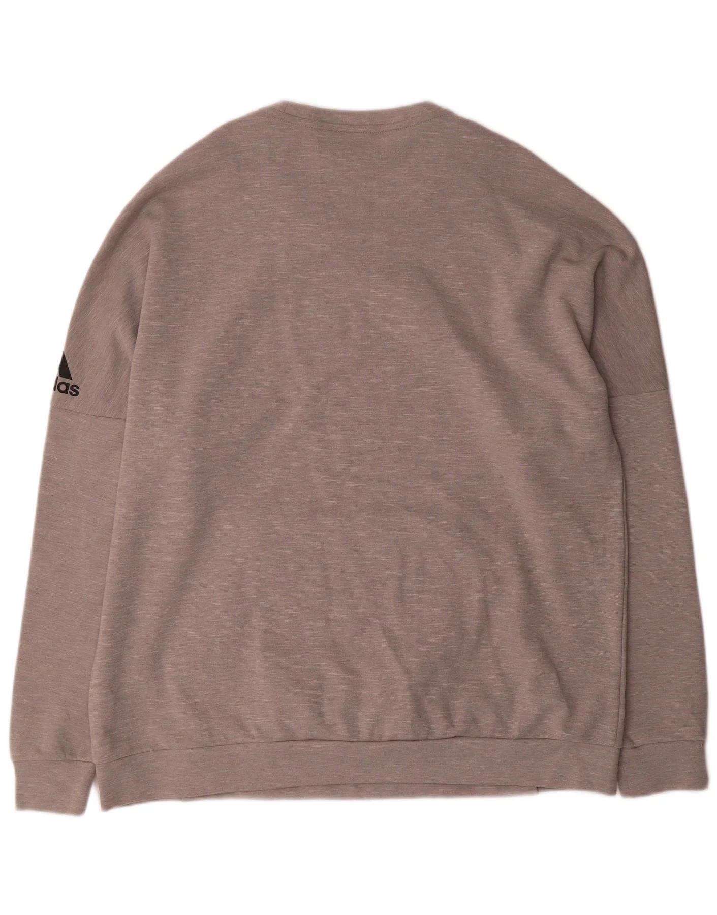 Adidas Mens Sweatshirt Jumper 2XL Grey - Image 2