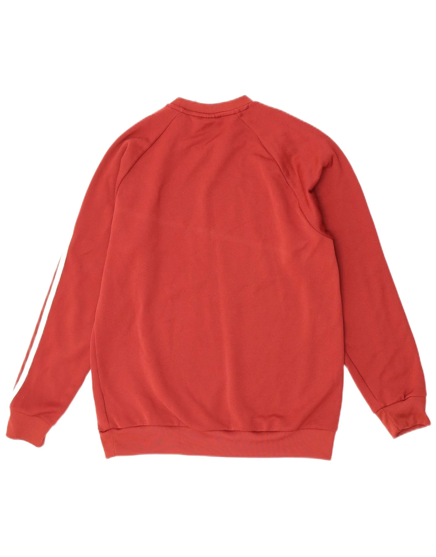 Adidas Mens Sweatshirt Jumper Medium Red Polyester - Image 2