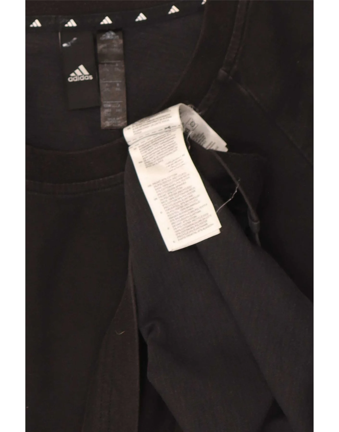 Adidas Mens T-Shirt Top 2XL Black Cotton - Image 4