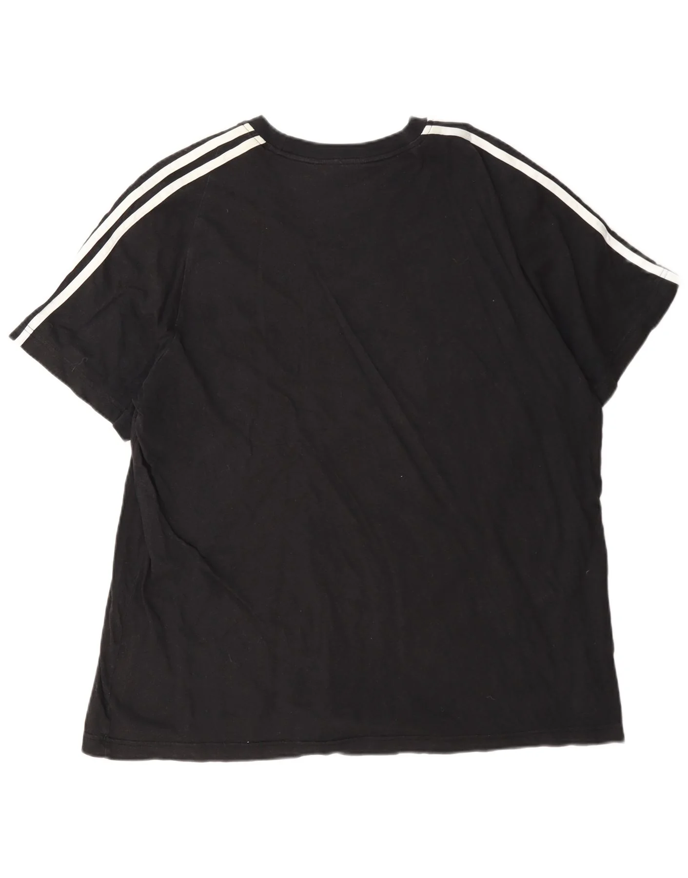 Adidas Mens T-Shirt Top 2XL Black Cotton - Image 2