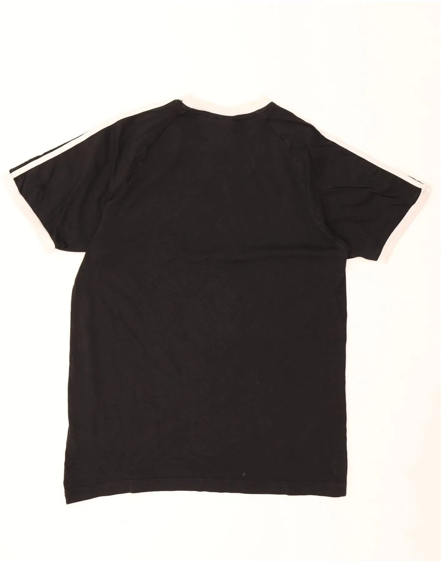 Adidas Mens T-Shirt Top Large Black Cotton - Image 2