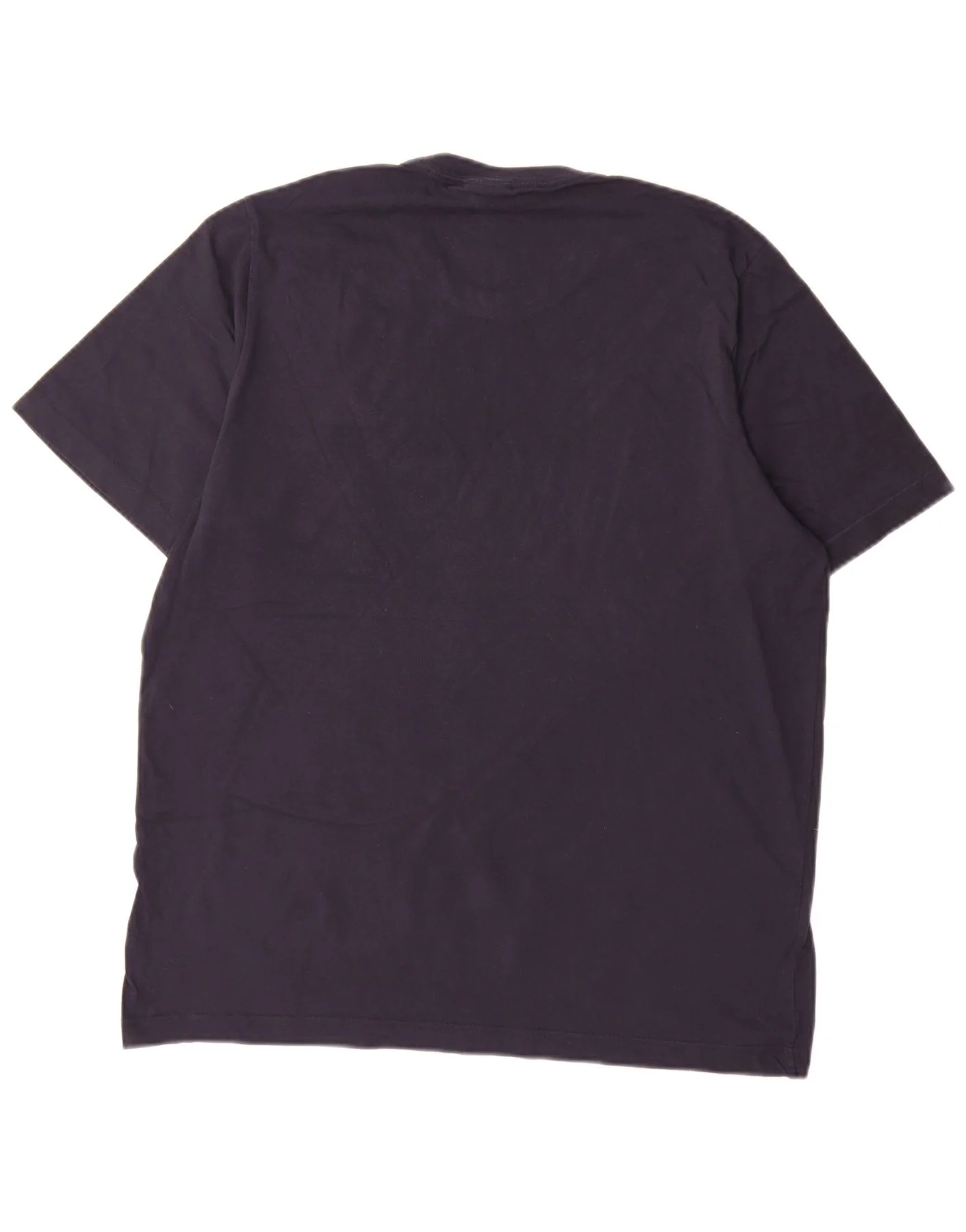 Adidas Mens T-Shirt Top Large Navy Blue Cotton - Image 2