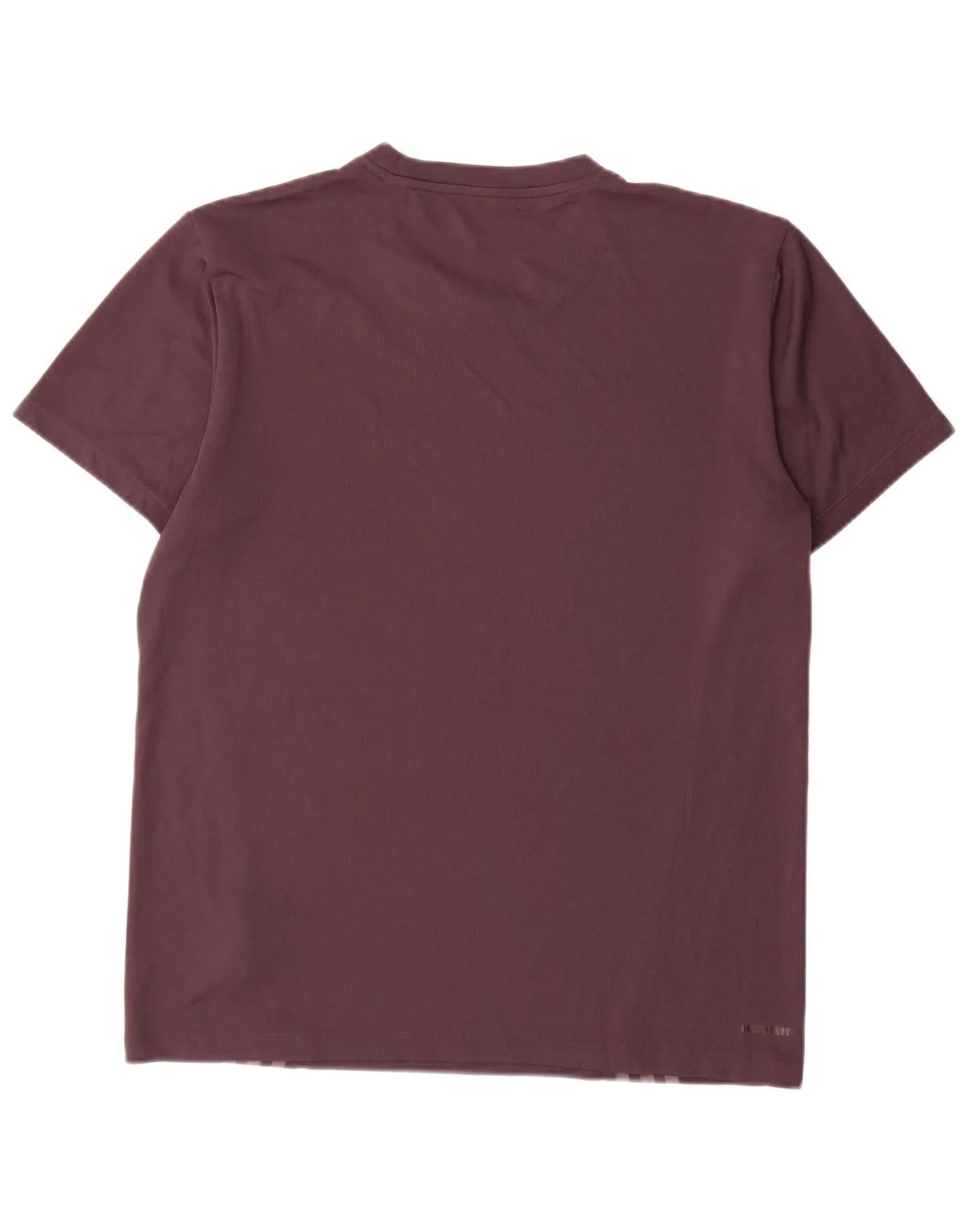 Adidas Mens T-Shirt Top Large Purple Polyester - Image 2
