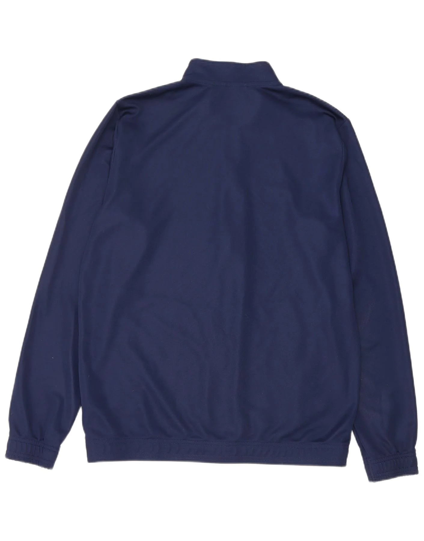 Adidas Mens Tracksuit Top Jacket Large Navy Blue Polyester - Image 2