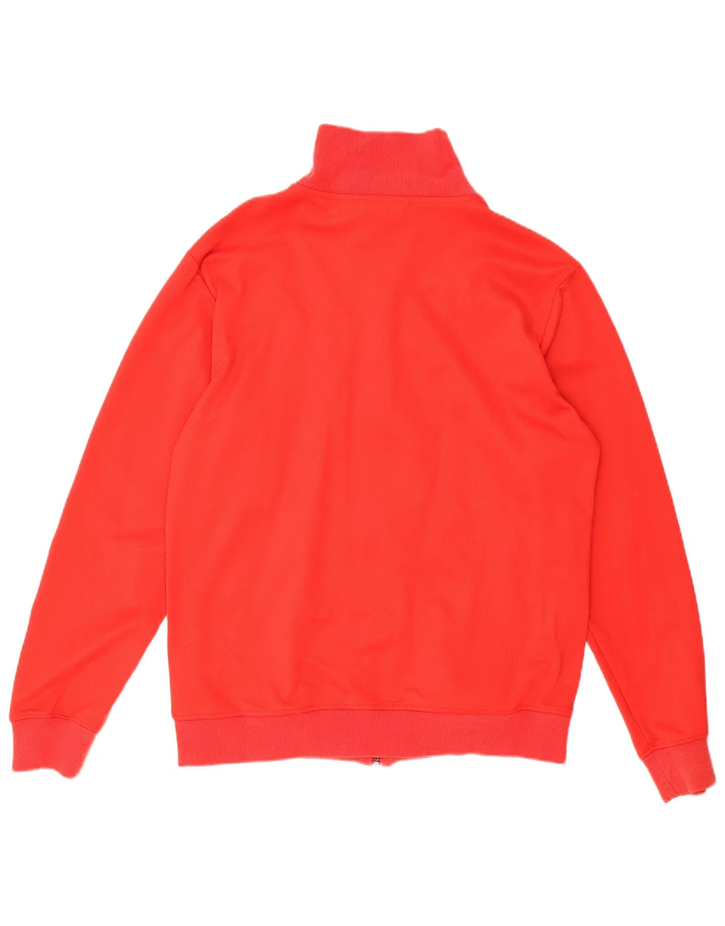 Adidas Mens Tracksuit Top Jacket Large Red Polyester - Image 2