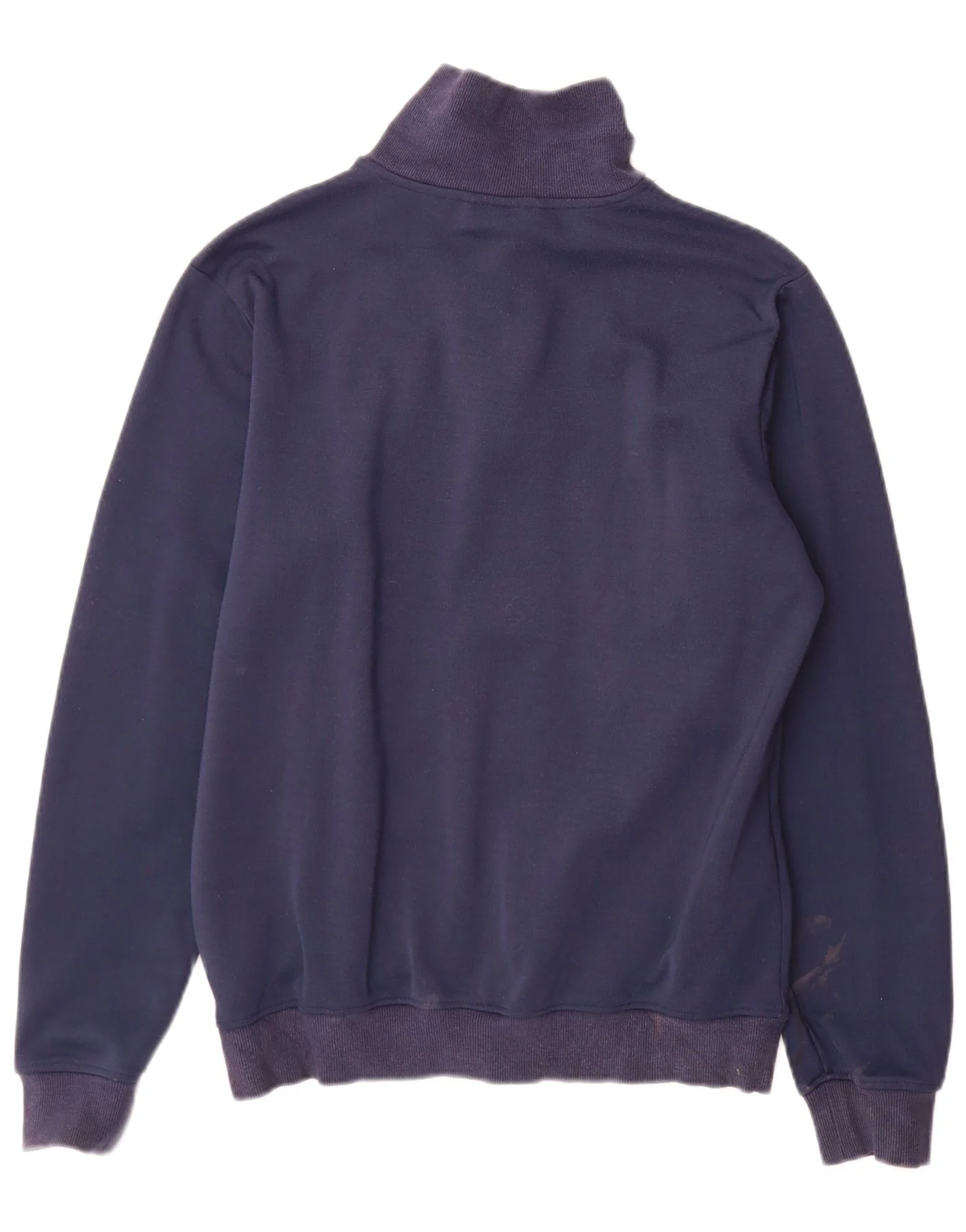 Adidas Mens Tracksuit Top Jacket Medium Navy Blue Polyester - Image 2