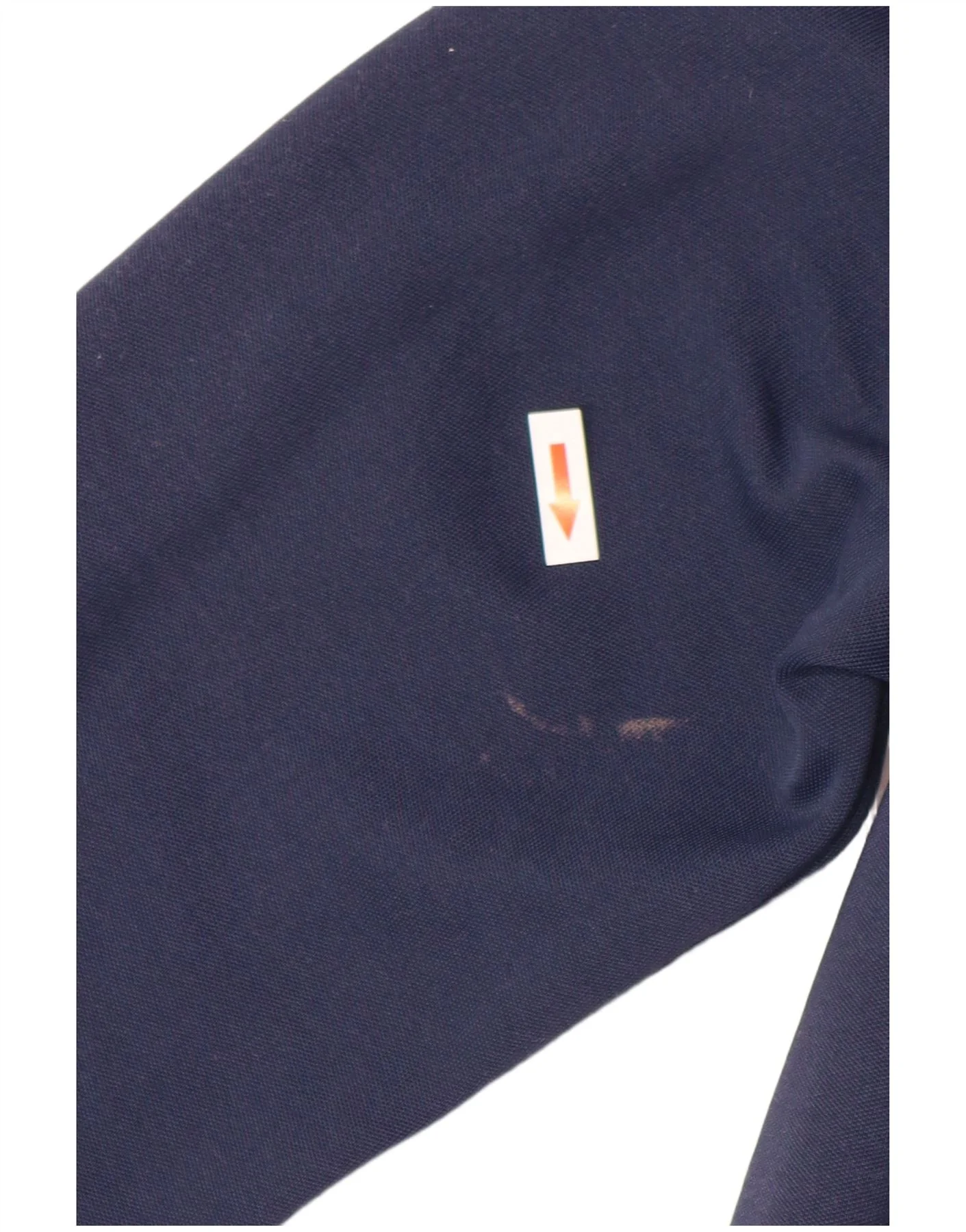Adidas Mens Tracksuit Top Jacket Medium Navy Blue Polyester - Image 3