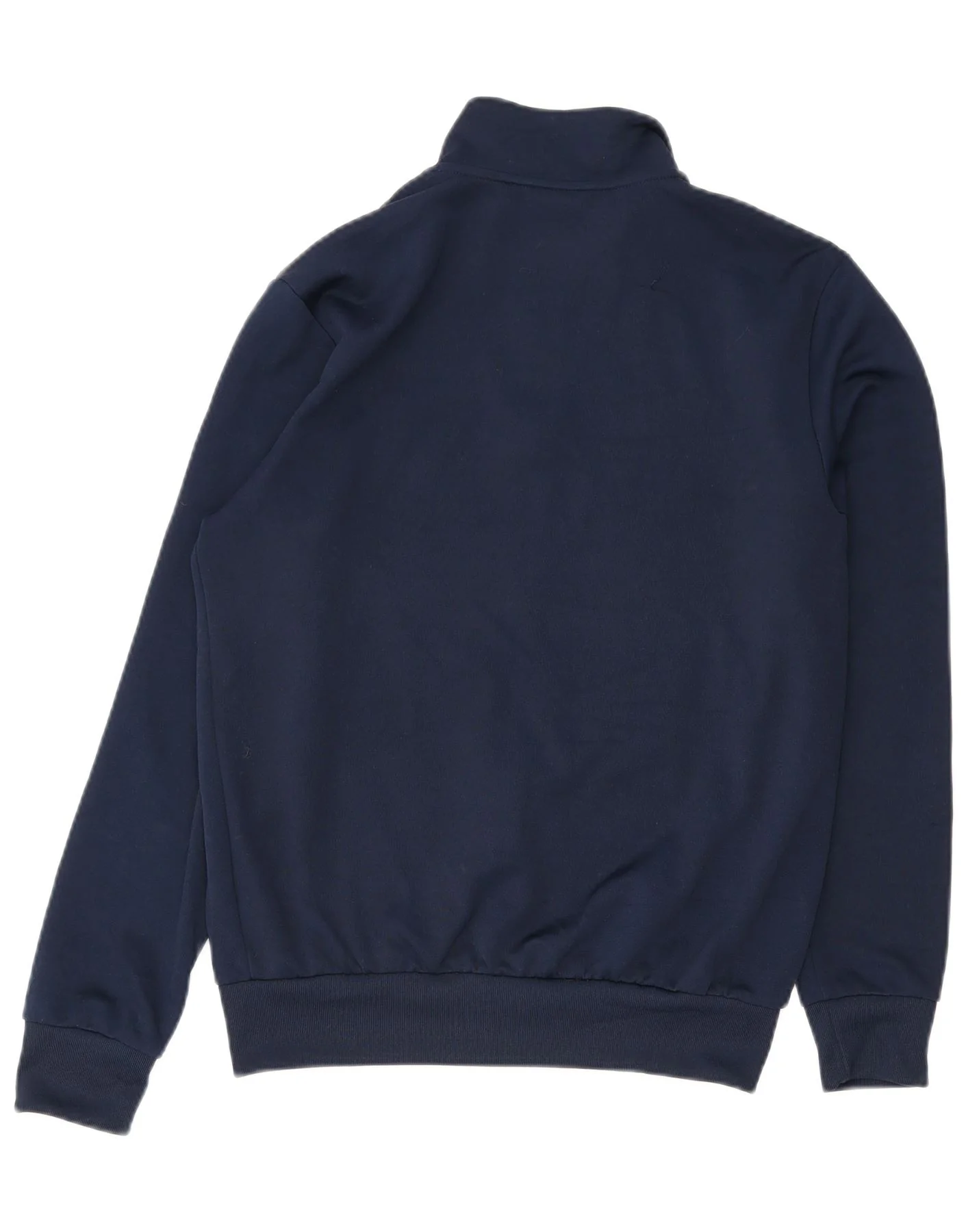 Adidas Mens Tracksuit Top Jacket Medium Navy Blue Polyester - Image 2