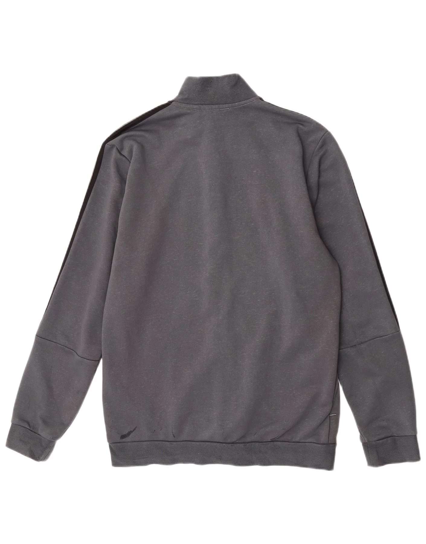 Adidas Mens Tracksuit Top Jacket UK 40/42 Medium Grey Cotton - Image 2