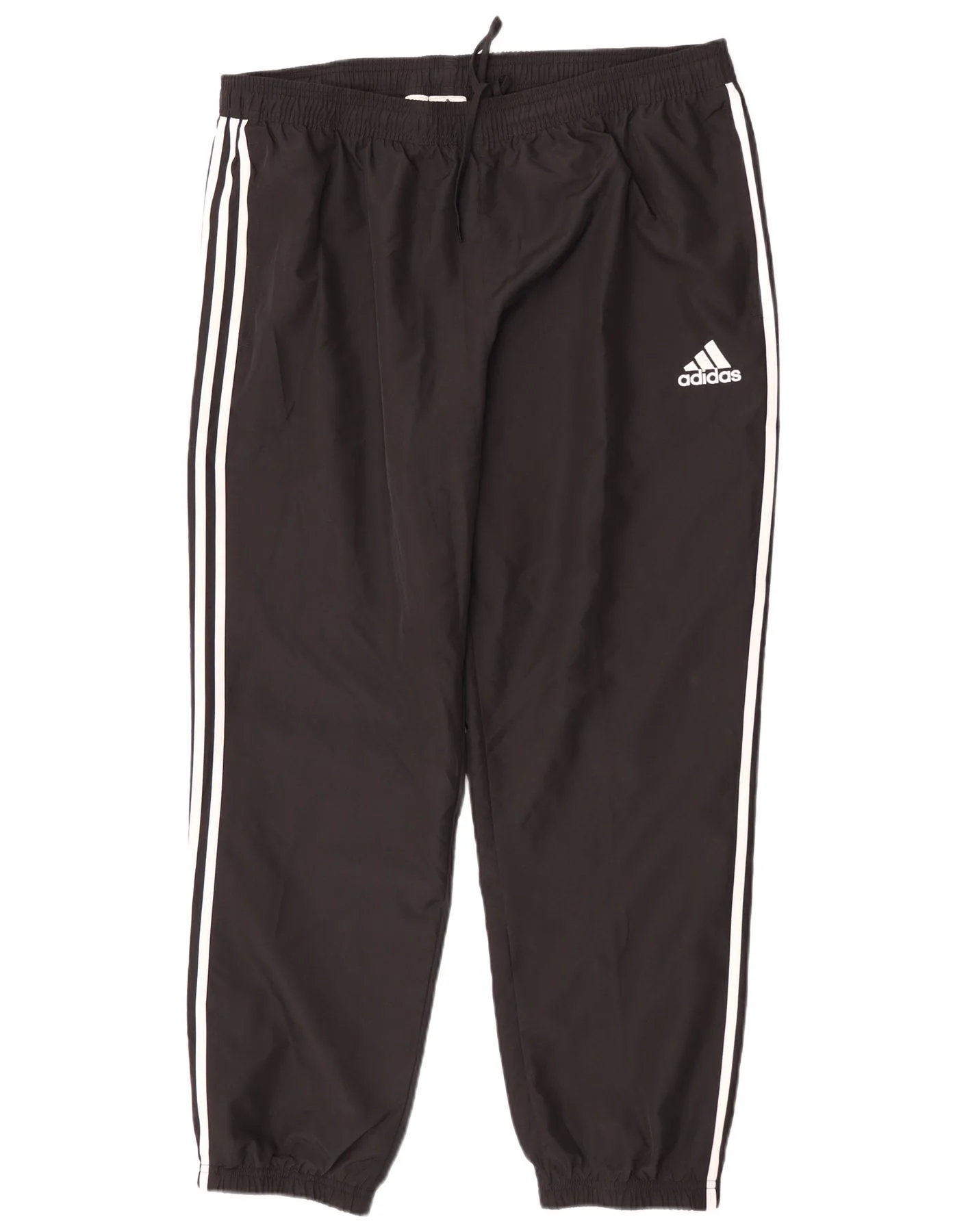 Adidas Mens Tracksuit Trousers Joggers 2XL Black Polyester