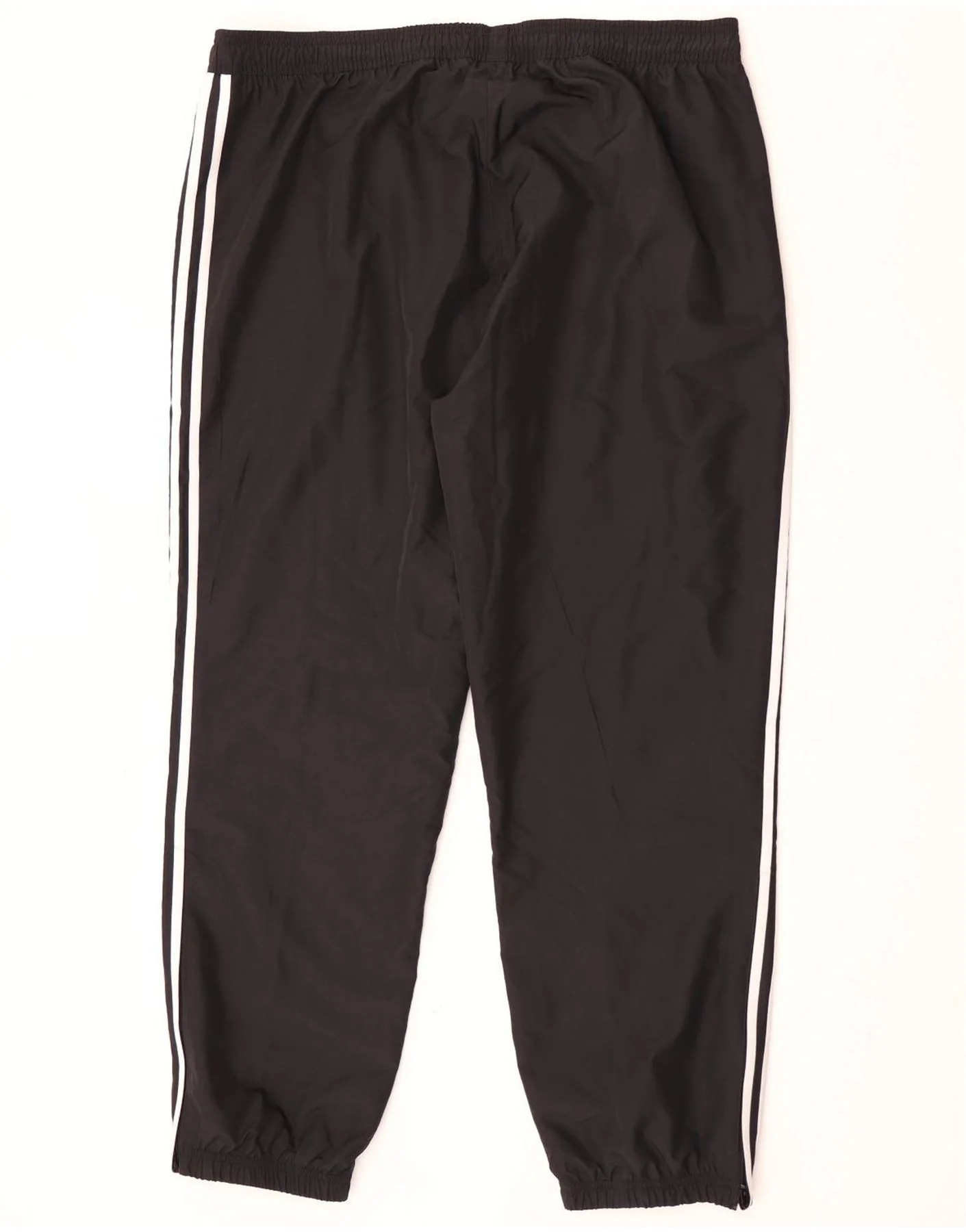 Adidas Mens Tracksuit Trousers Joggers 2XL Black Polyester - Image 2