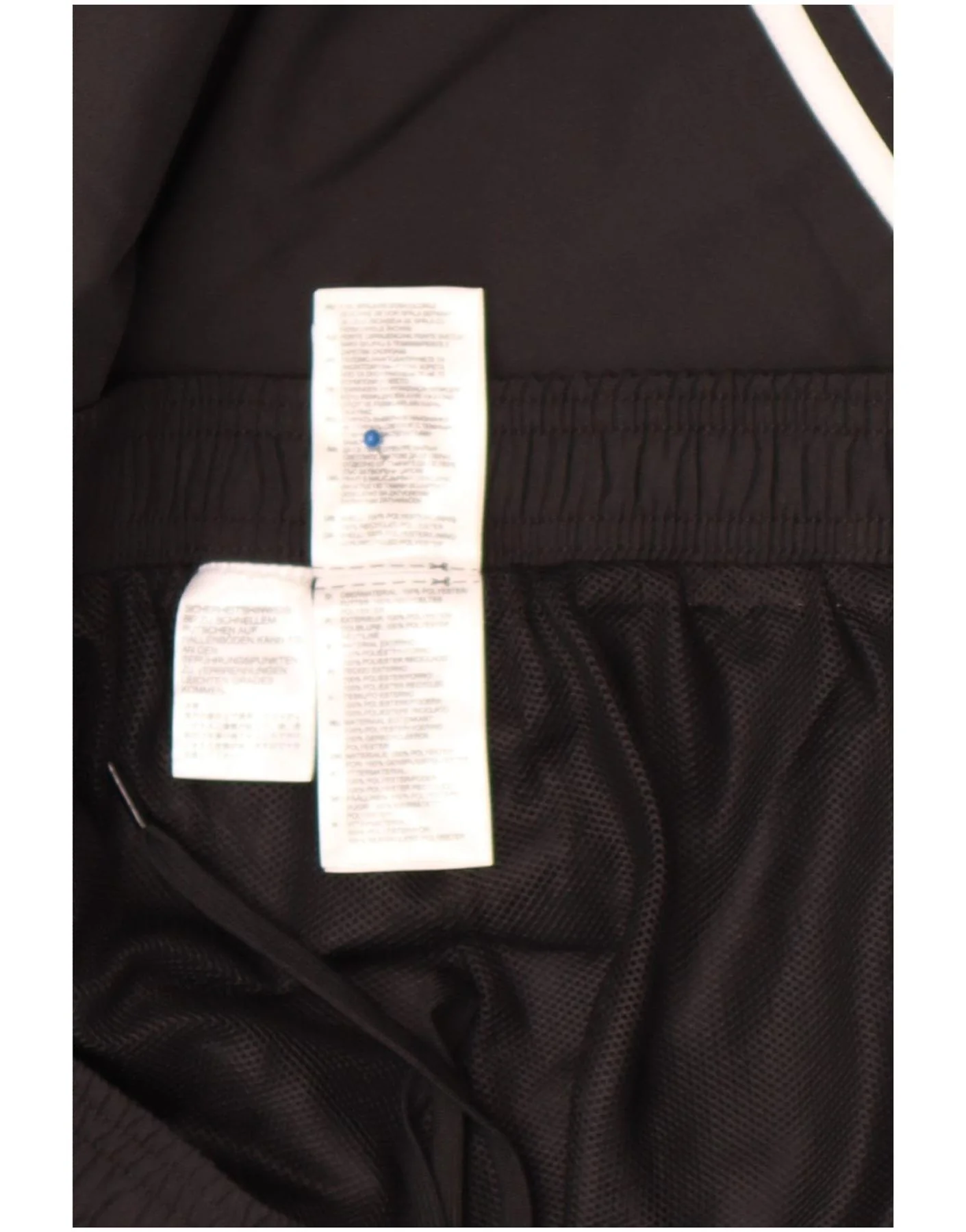 Adidas Mens Tracksuit Trousers Joggers 2XL Black Polyester - Image 3