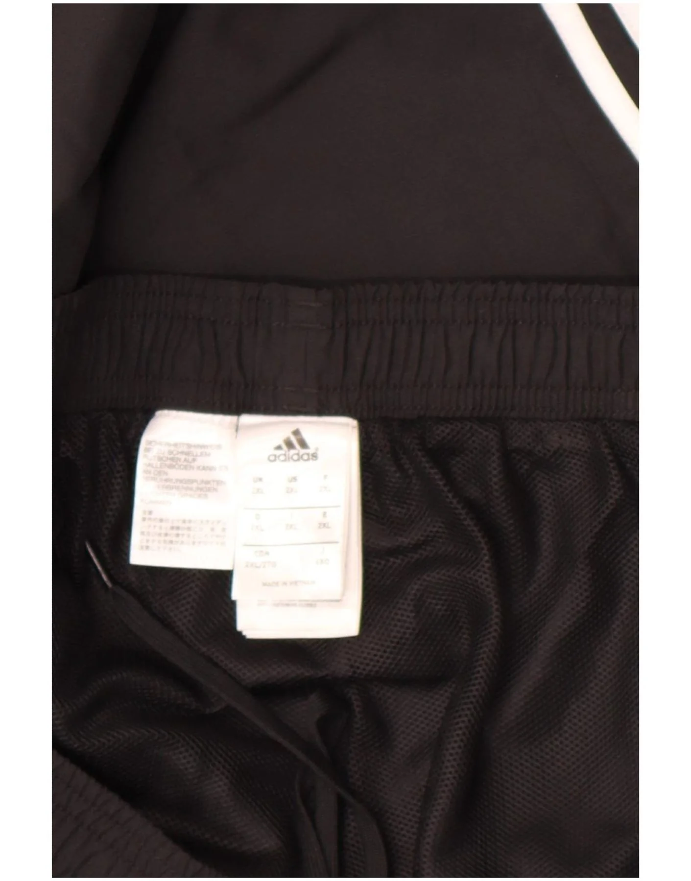 Adidas Mens Tracksuit Trousers Joggers 2XL Black Polyester - Image 4