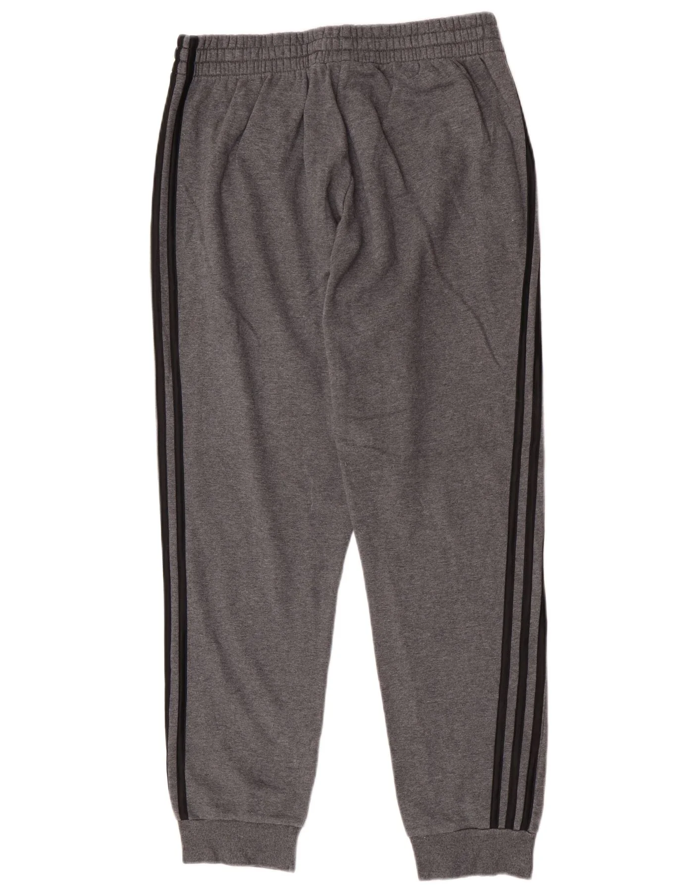 Adidas Mens Tracksuit Trousers Joggers Large Grey Cotton - Image 2