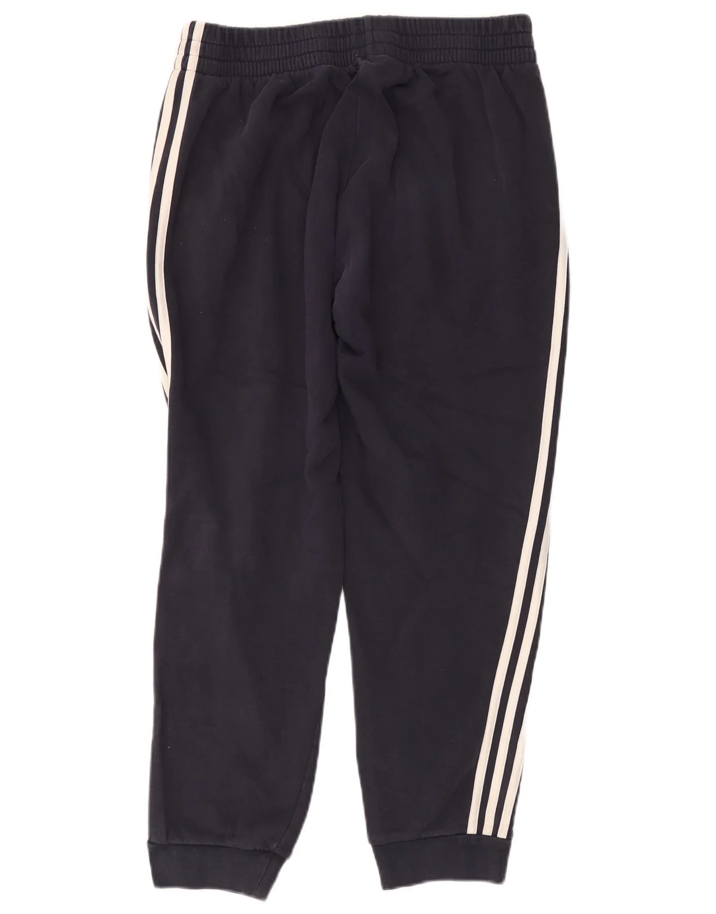 Adidas Mens Tracksuit Trousers Joggers Large Navy Blue Cotton - Image 2