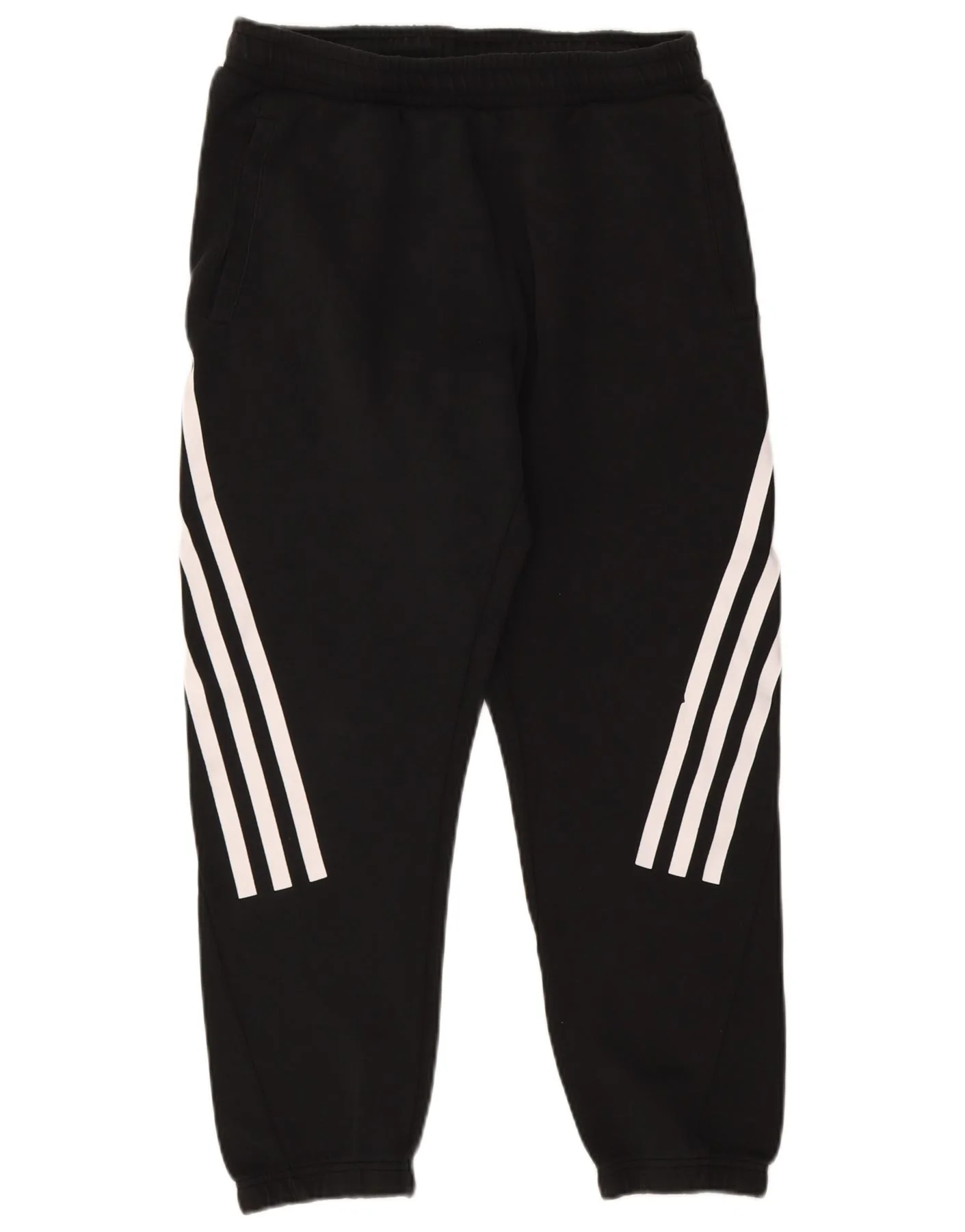 Adidas Mens Tracksuit Trousers Joggers Medium Black Cotton