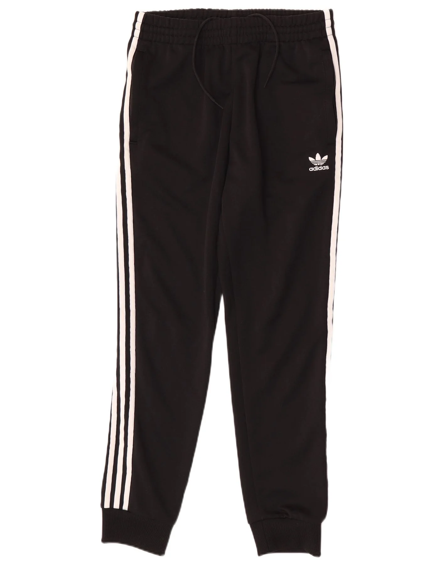 Adidas Mens Tracksuit Trousers Joggers Medium Black Polyester