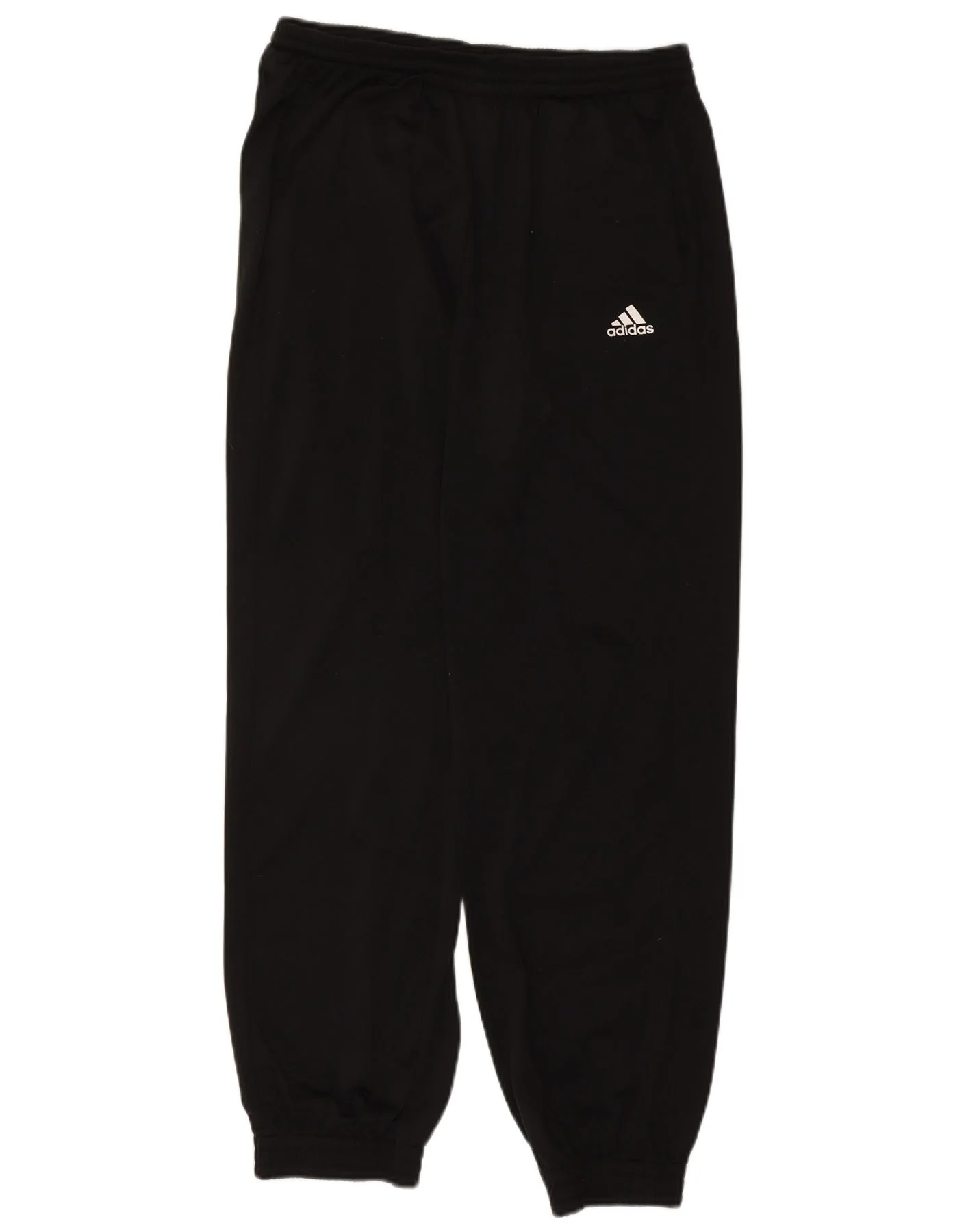 Adidas Mens Tracksuit Trousers Joggers Medium Black Polyester