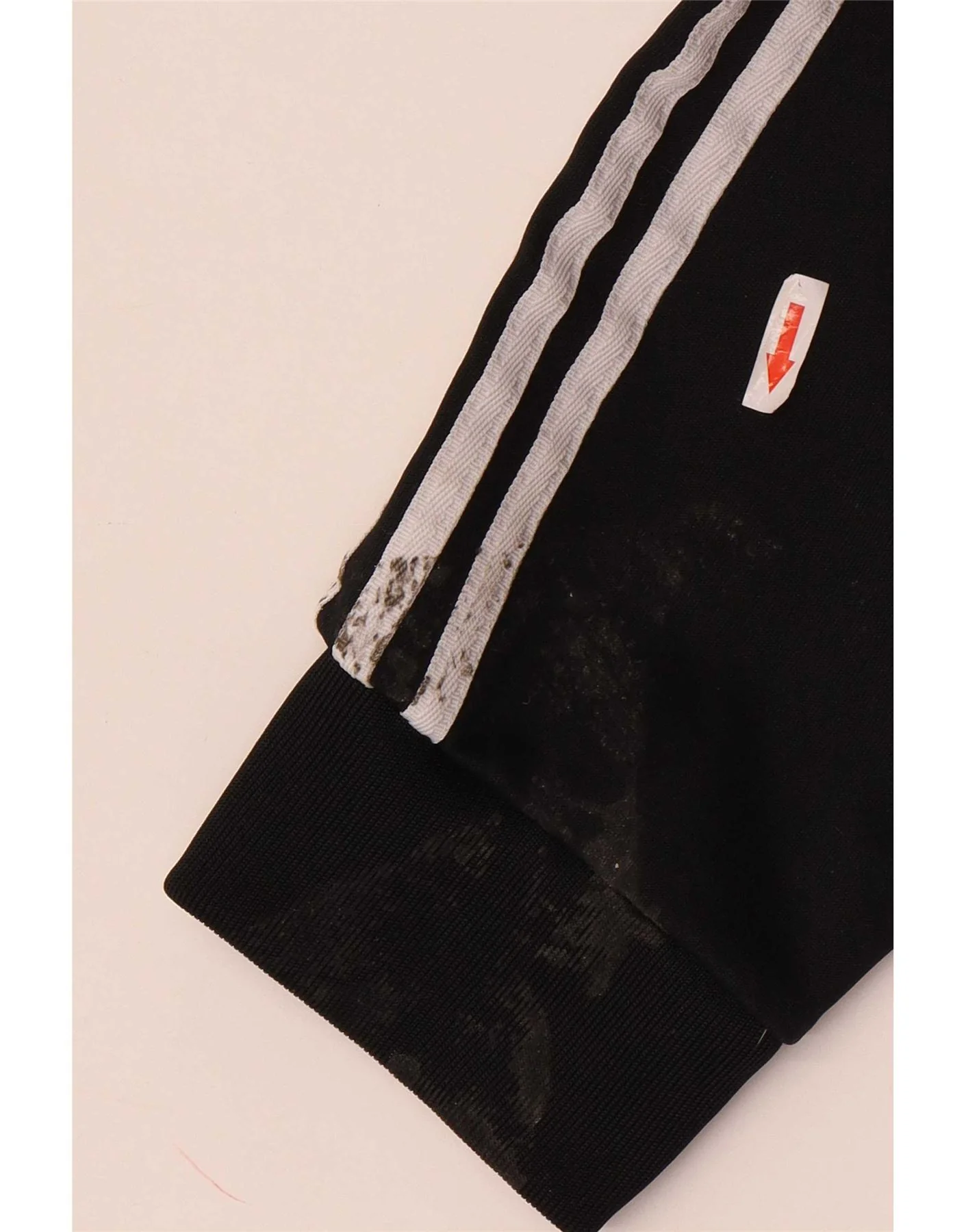 Adidas Mens Tracksuit Trousers Joggers Medium Black Polyester - Image 3