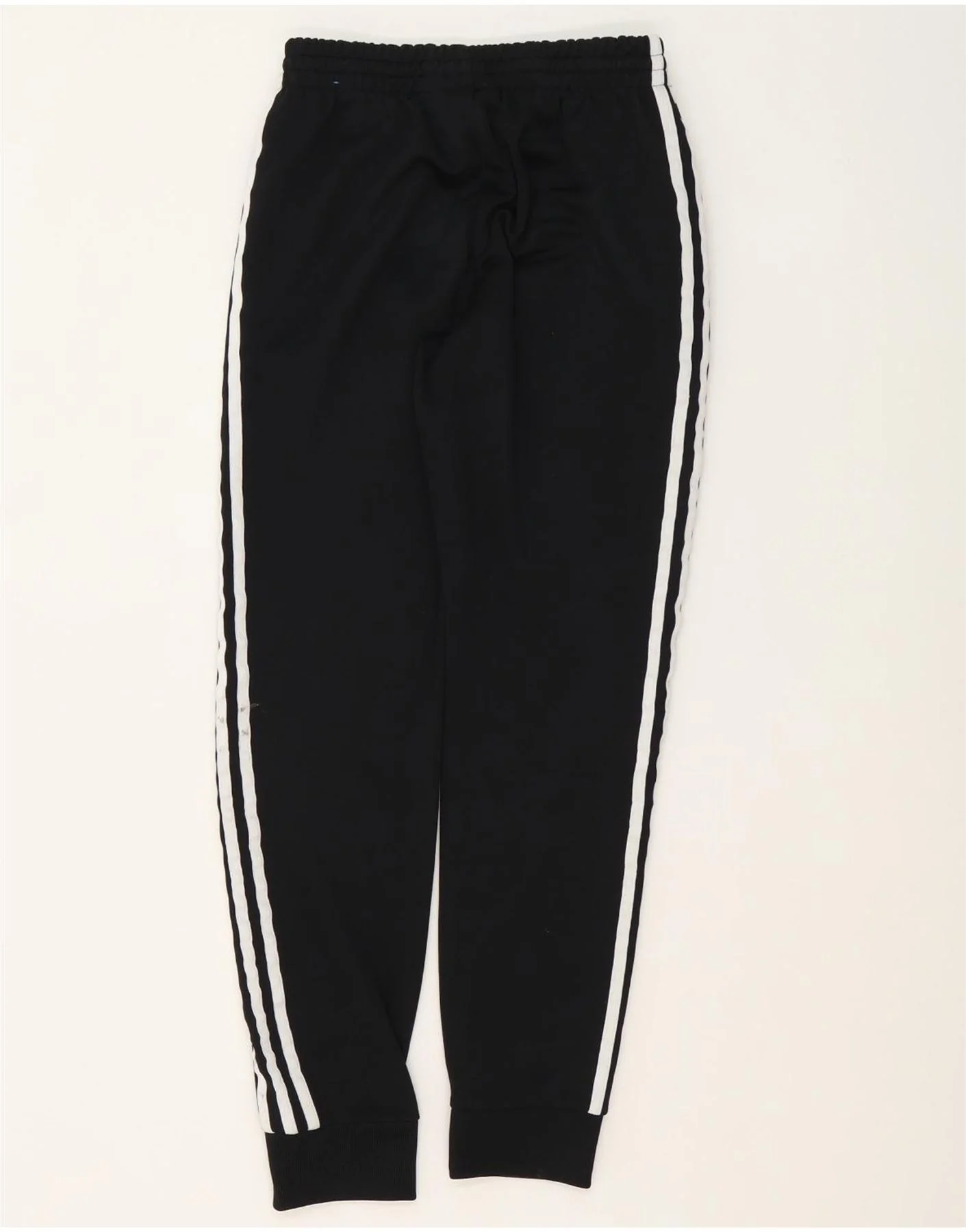 Adidas Mens Tracksuit Trousers Joggers Small Black Polyester - Image 2