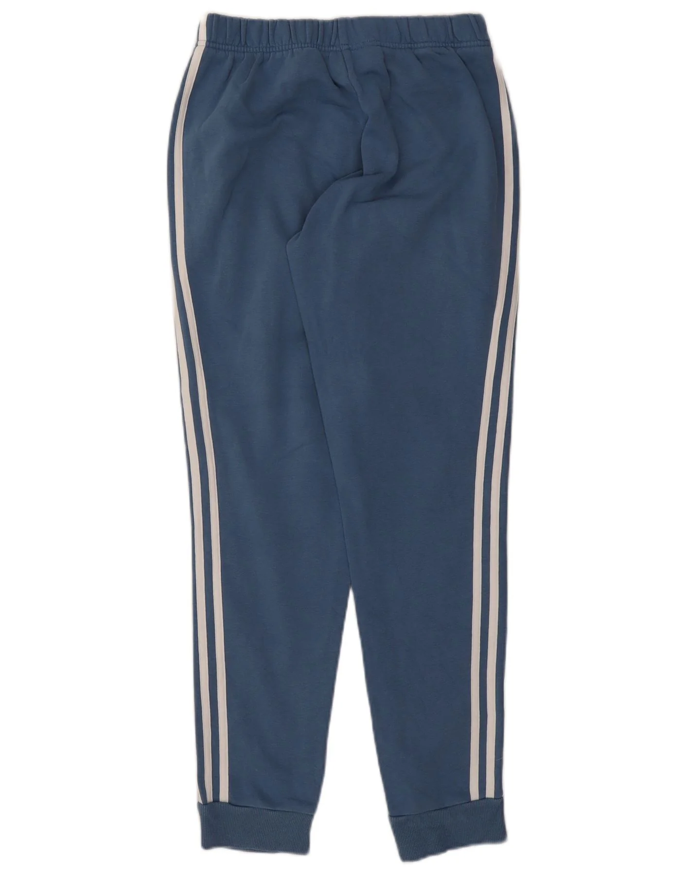 Adidas Mens Tracksuit Trousers Joggers Small Blue Cotton - Image 2