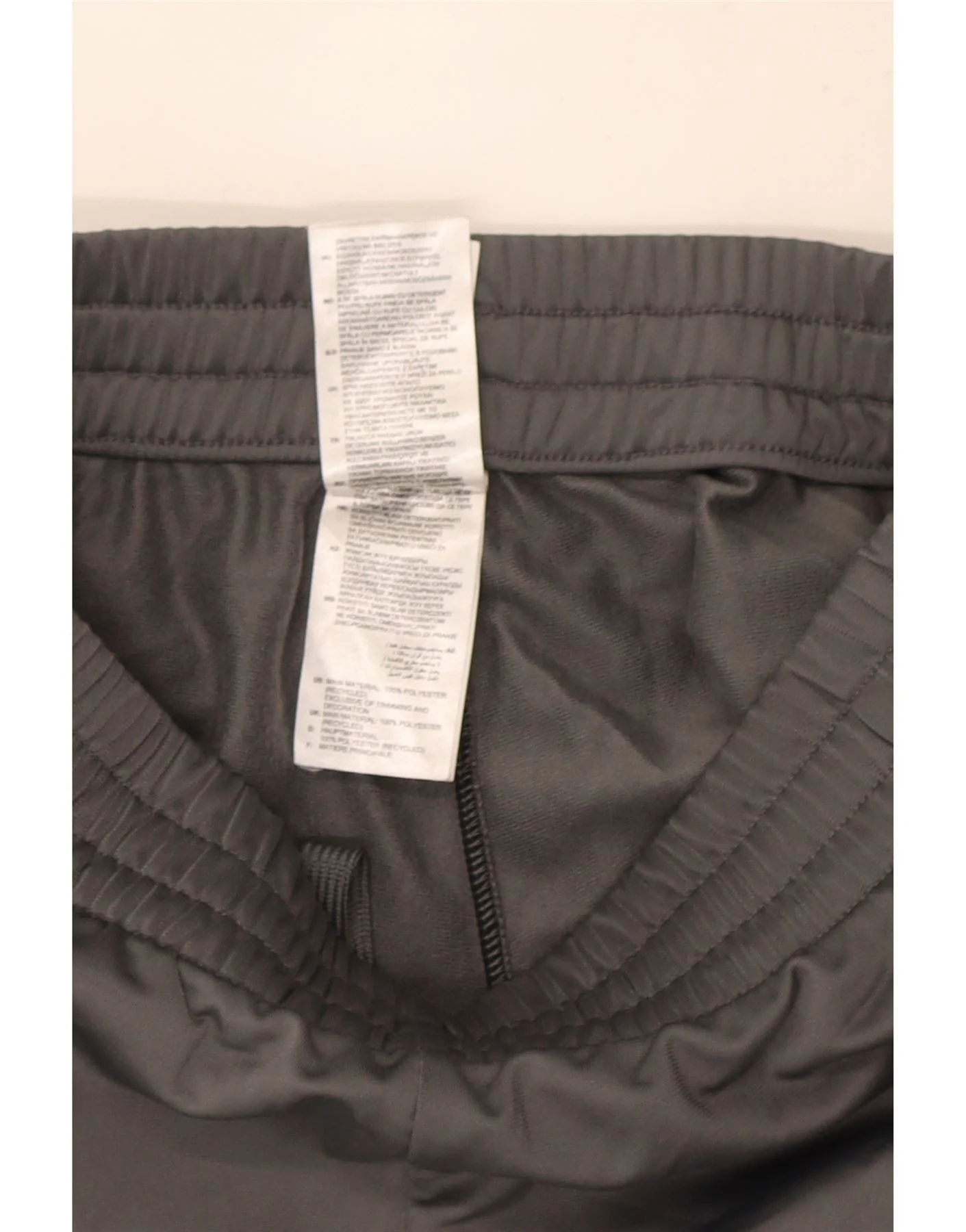 Adidas Mens Tracksuit Trousers Joggers UK 36/38 Small Grey Polyester - Image 4