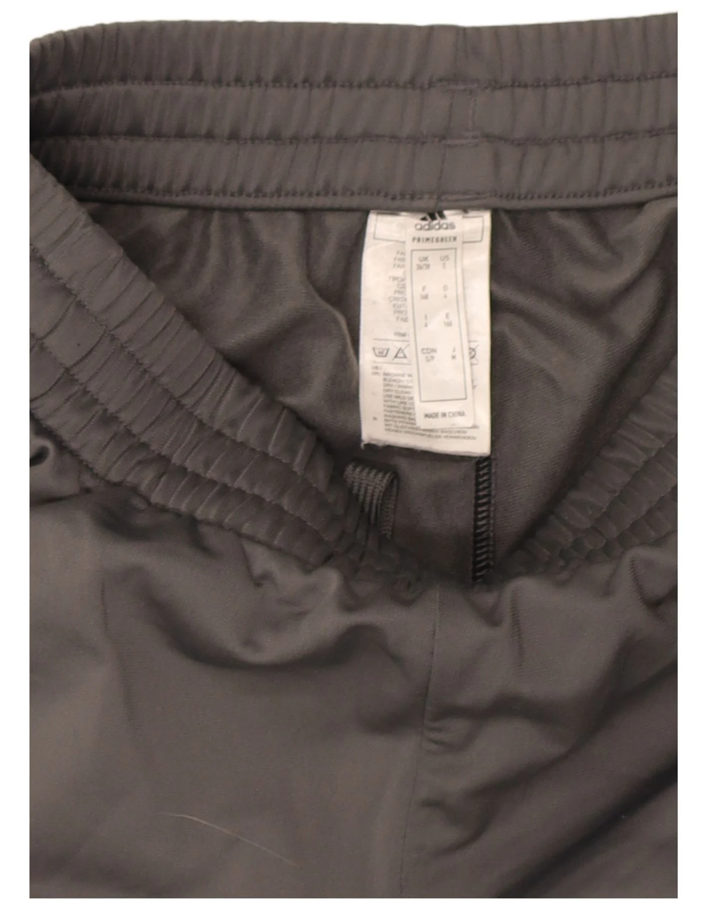 Adidas Mens Tracksuit Trousers Joggers UK 36/38 Small Grey Polyester - Image 5