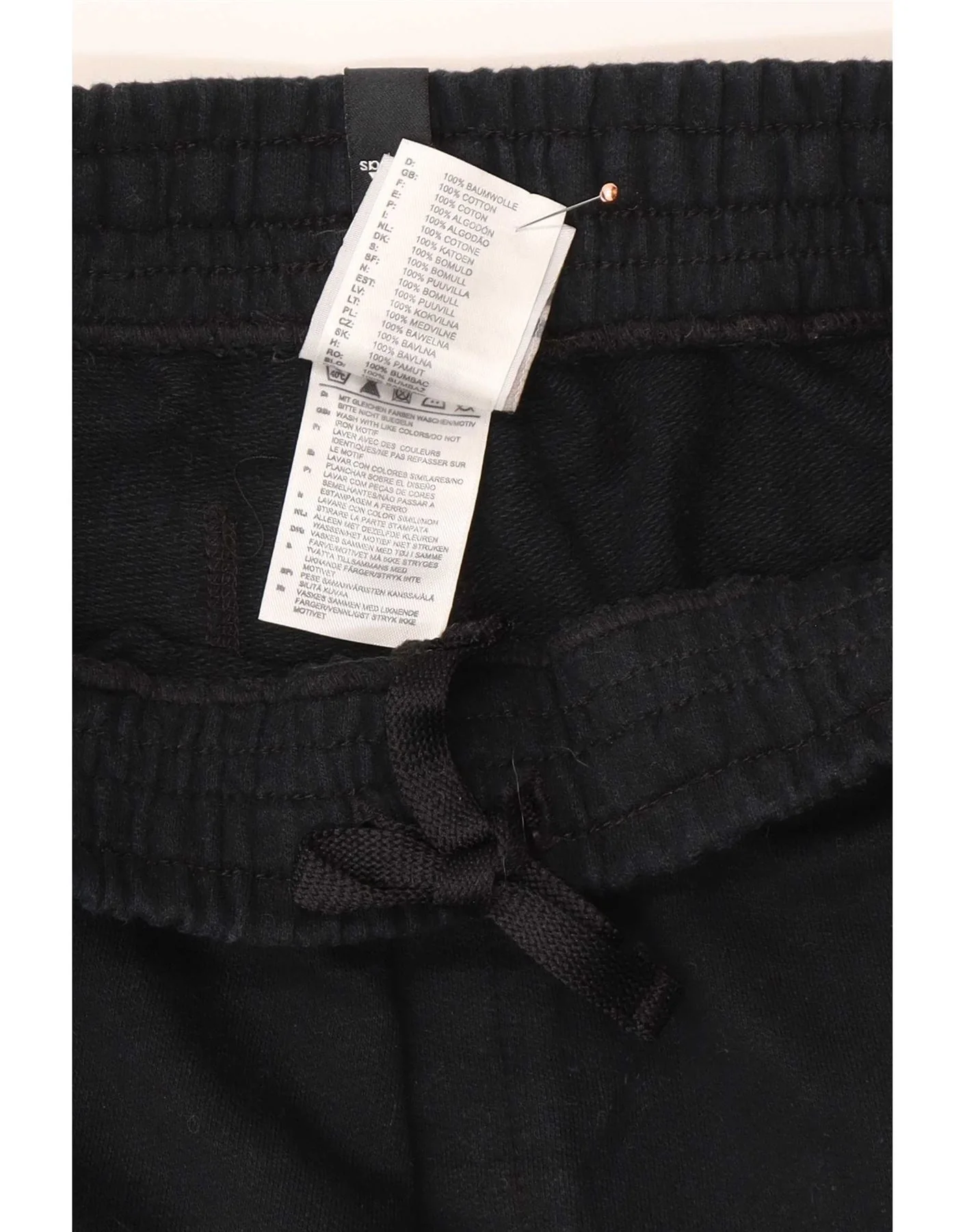 Adidas Mens Tracksuit Trousers Joggers UK 40/42 Medium Navy Blue Cotton - Image 3