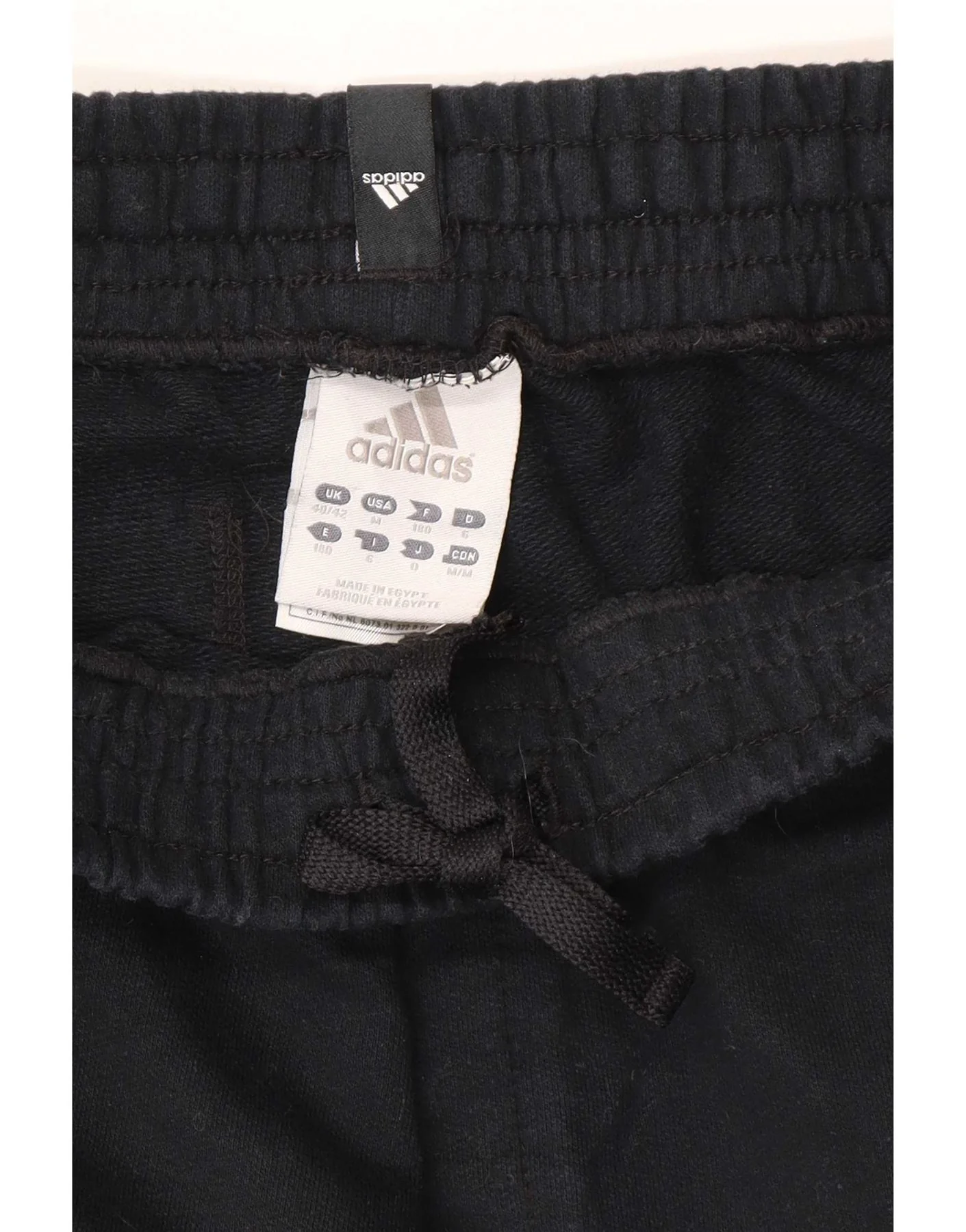Adidas Mens Tracksuit Trousers Joggers UK 40/42 Medium Navy Blue Cotton - Image 4