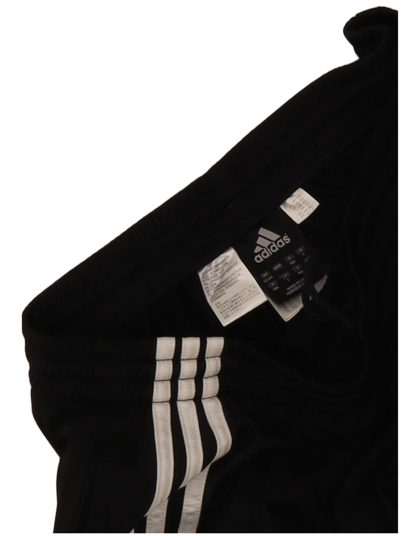 Adidas Mens Tracksuit Trousers Joggers UK 42/44 Large Black Polyester - Image 4