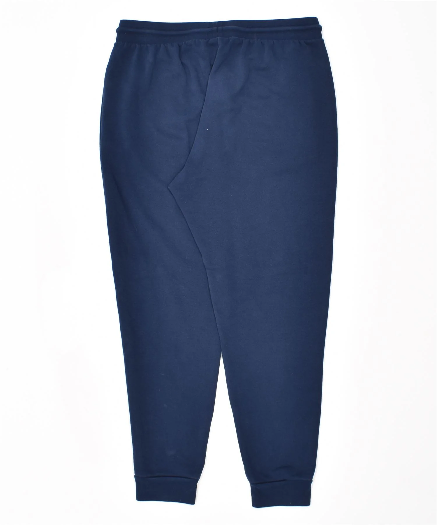 ADIDAS Mens Tracksuit Trousers Joggers XL Navy Blue Cotton - Image 2