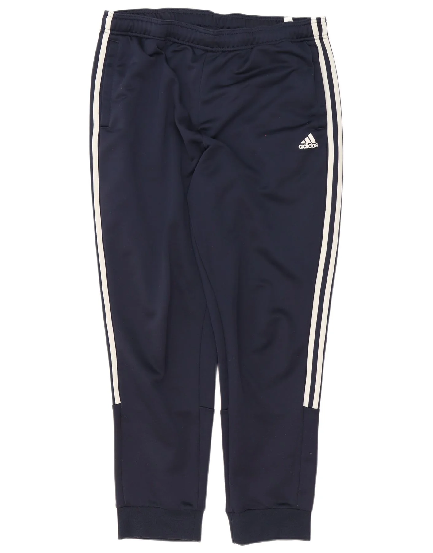 Adidas Mens Tracksuit Trousers Joggers XL Navy Blue Polyester Sports