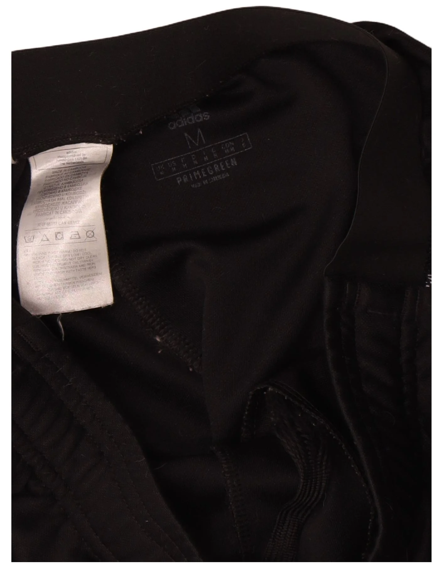 Adidas Mens Tracksuit Trousers Medium Black Polyester Sports - Image 3