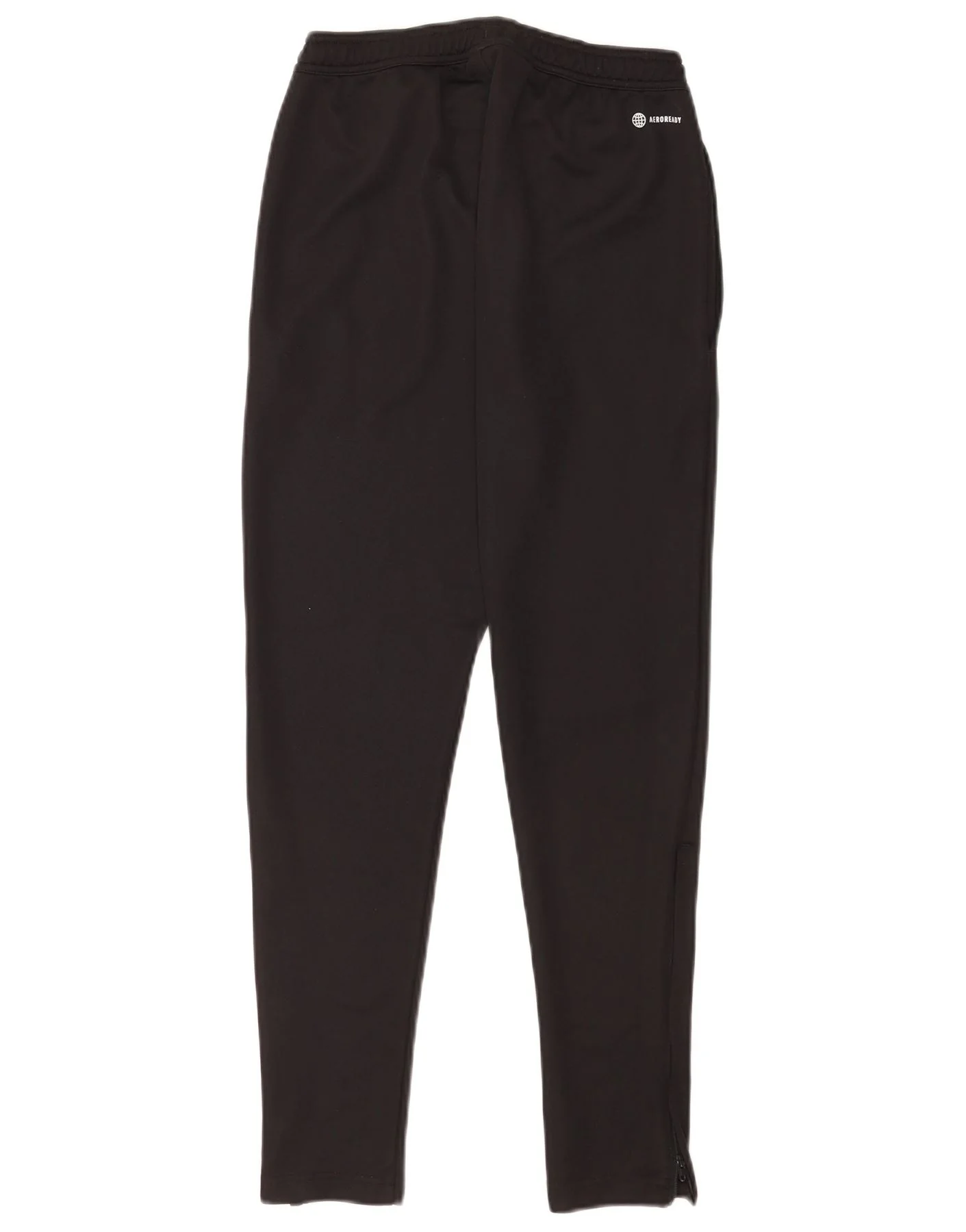 Adidas Mens Tracksuit Trousers Small Black Polyester Sports - Image 2