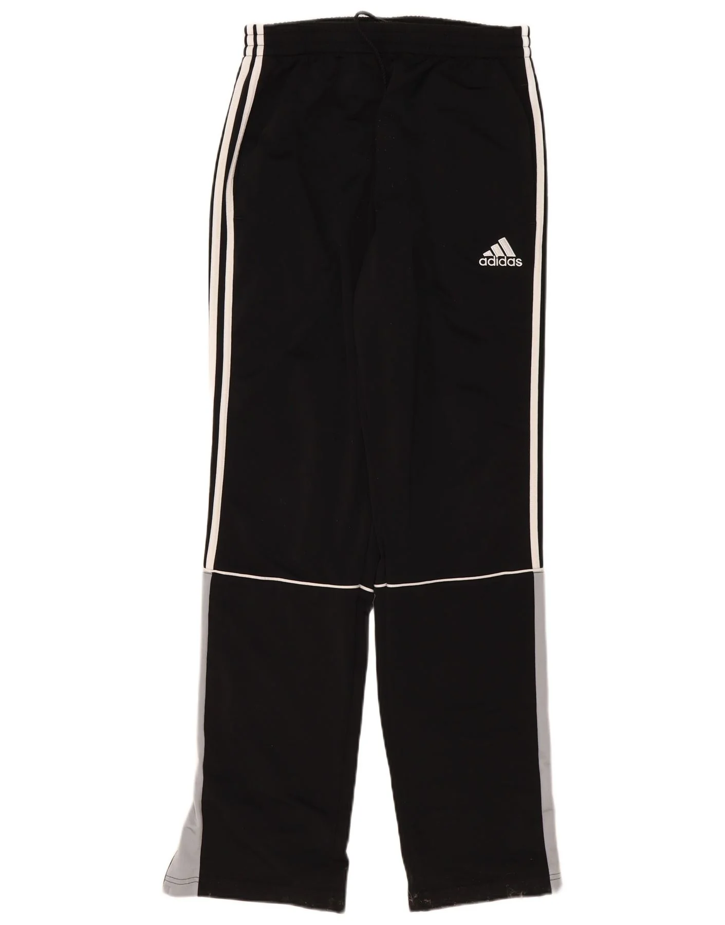 Adidas Mens Tracksuit Trousers UK 40/42 Medium Black Colourblock Polyester