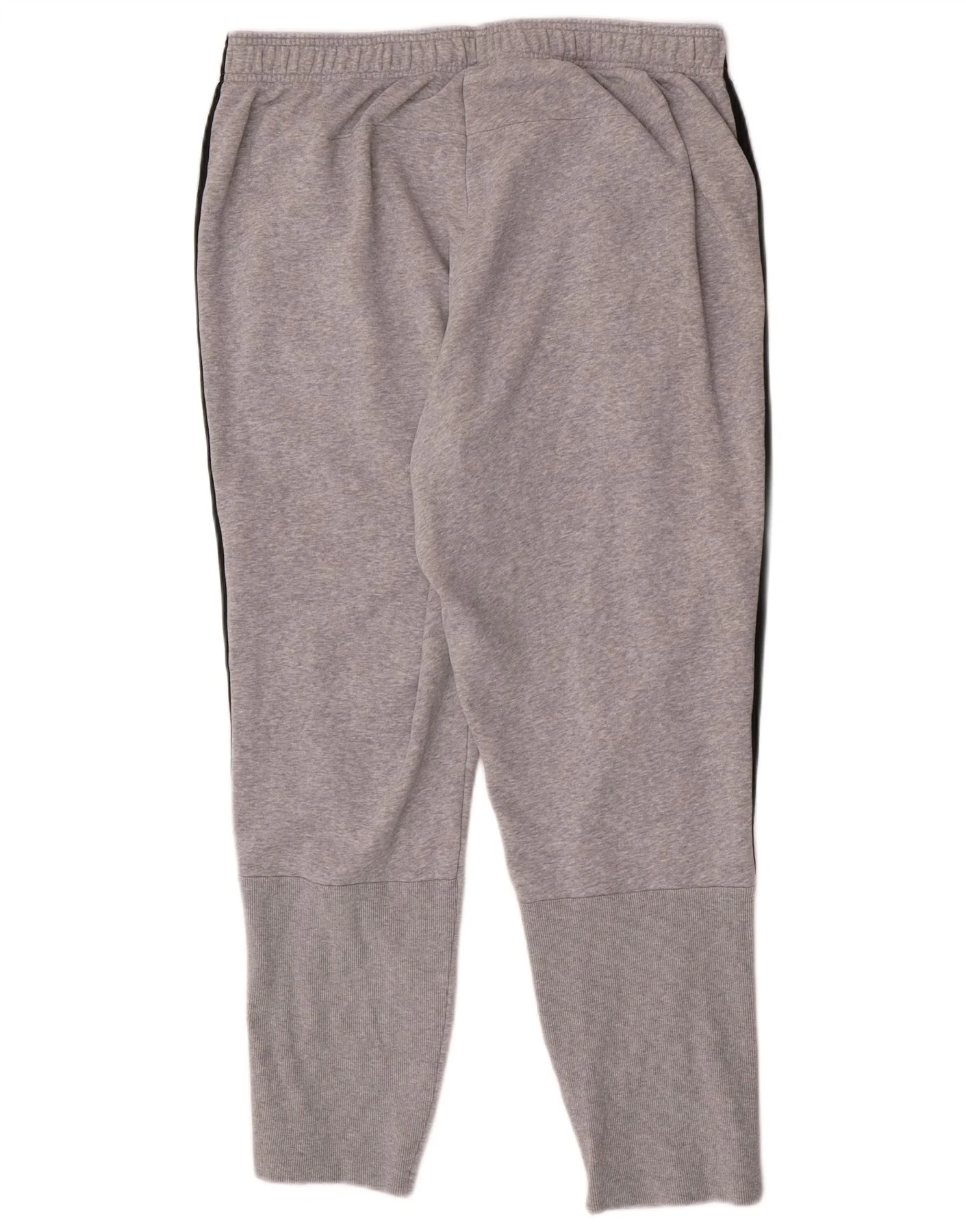 Adidas Mens Tracksuit Trousers XL Grey Flecked Cotton - Image 2