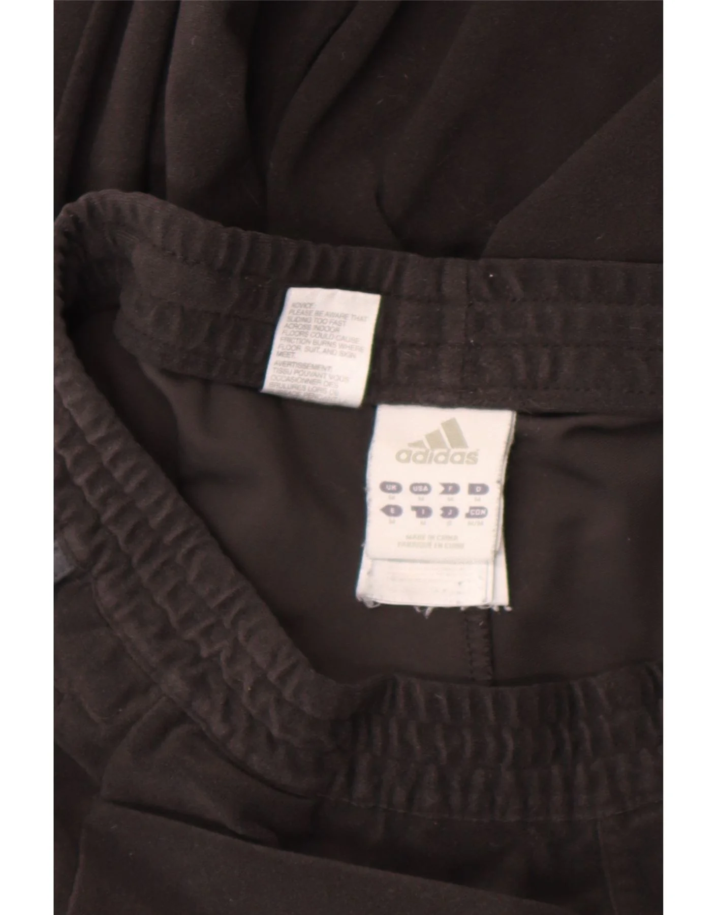 Adidas Mens Velour Tracksuit Trousers Joggers Medium Black Polyester - Image 4