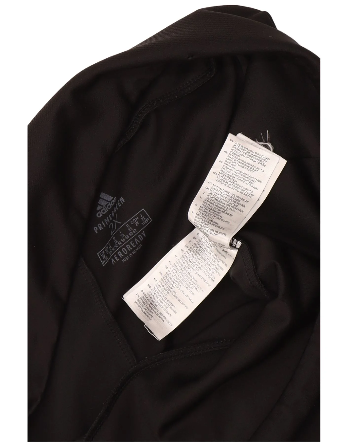 Adidas Womens Aeroready Capri Leggings UK 24/226 2XL Black Polyester - Image 3