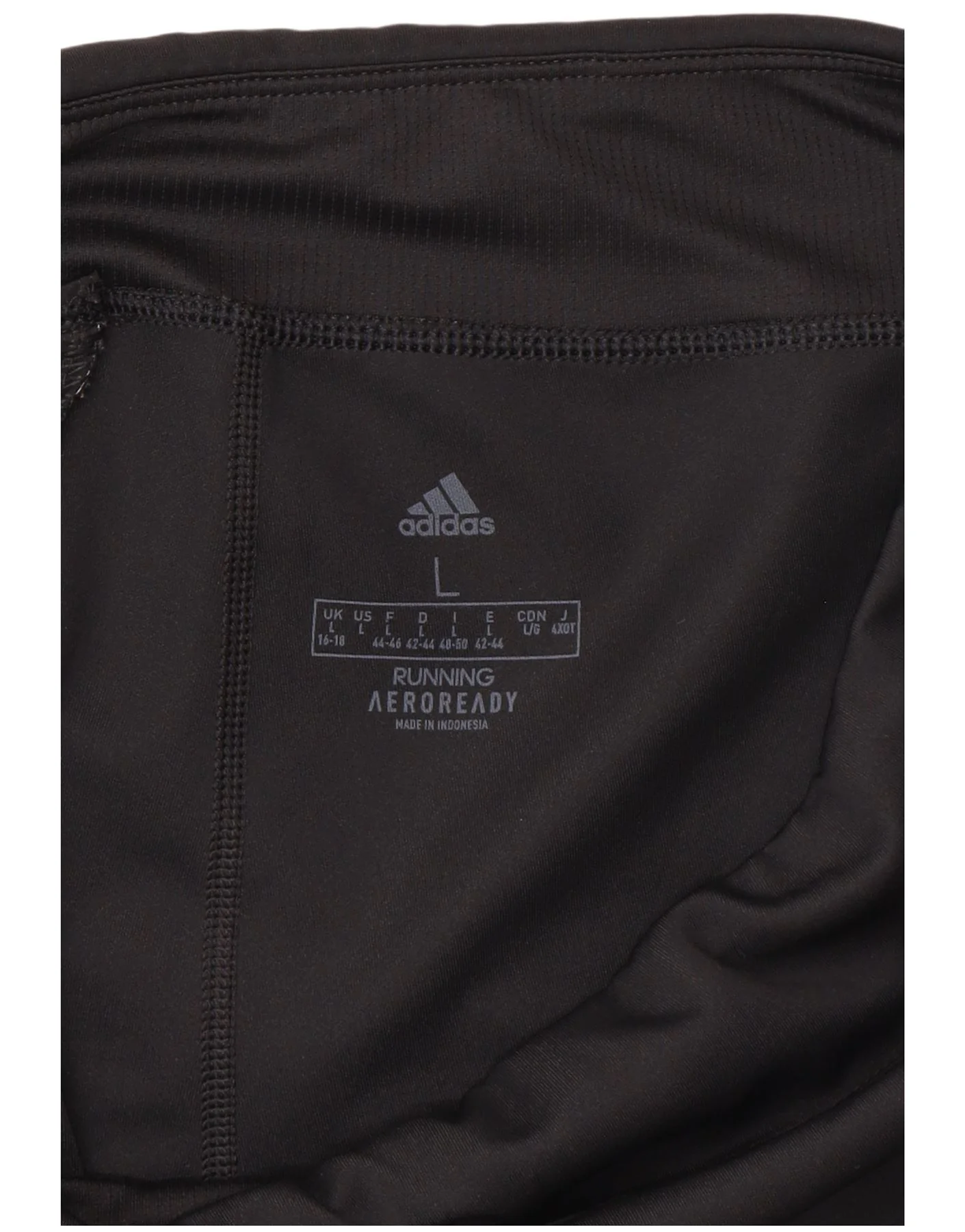 Adidas Womens Aeroready Leggings UK 16/18 Large Black - Image 3