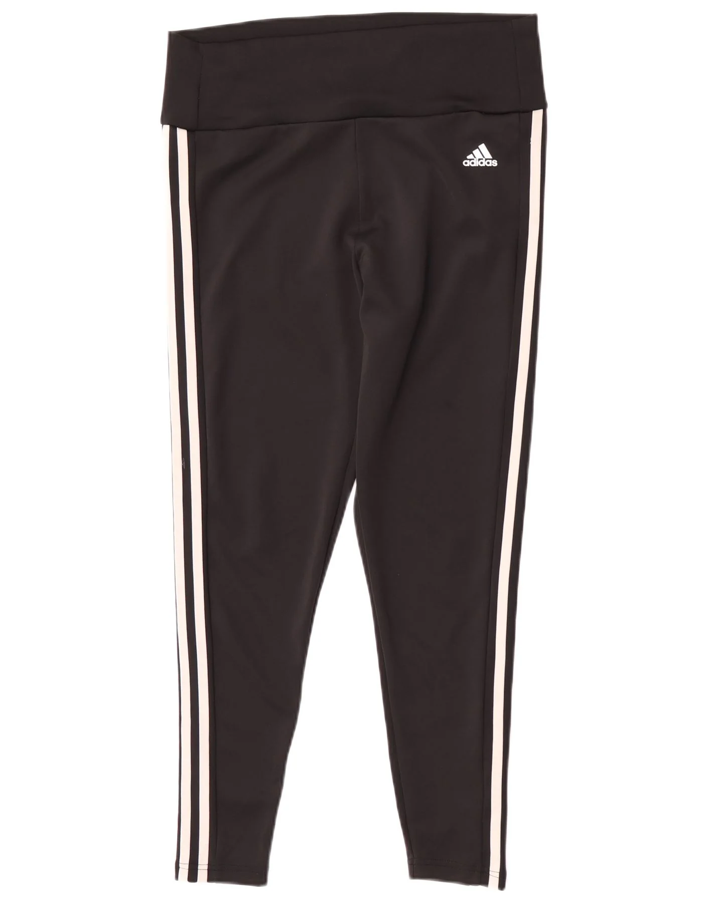 Adidas Womens Aeroready Leggings UK 16/18 Large Black Polyester