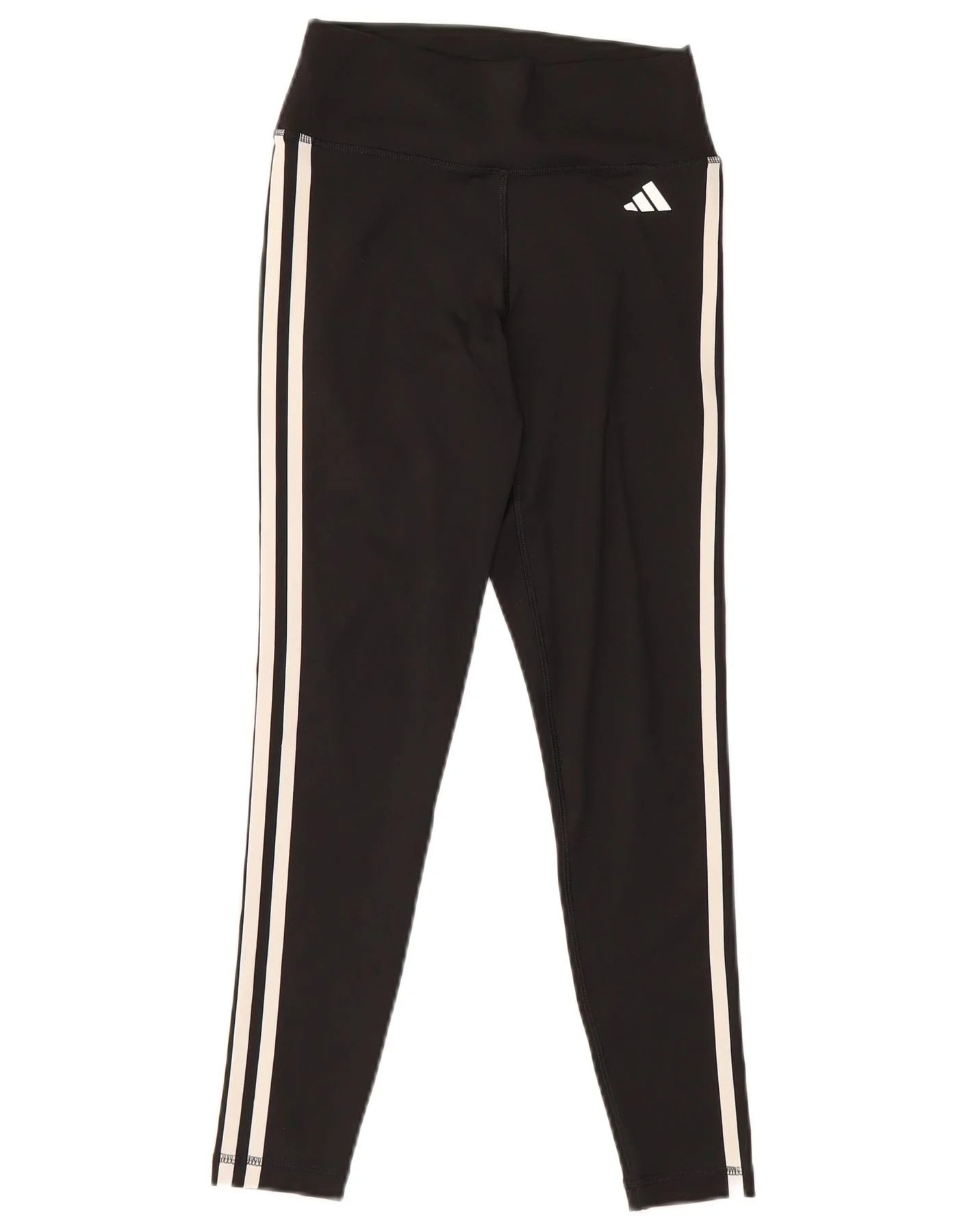 Adidas Womens Aeroready Leggings UK 8/10 Small Black Polyester