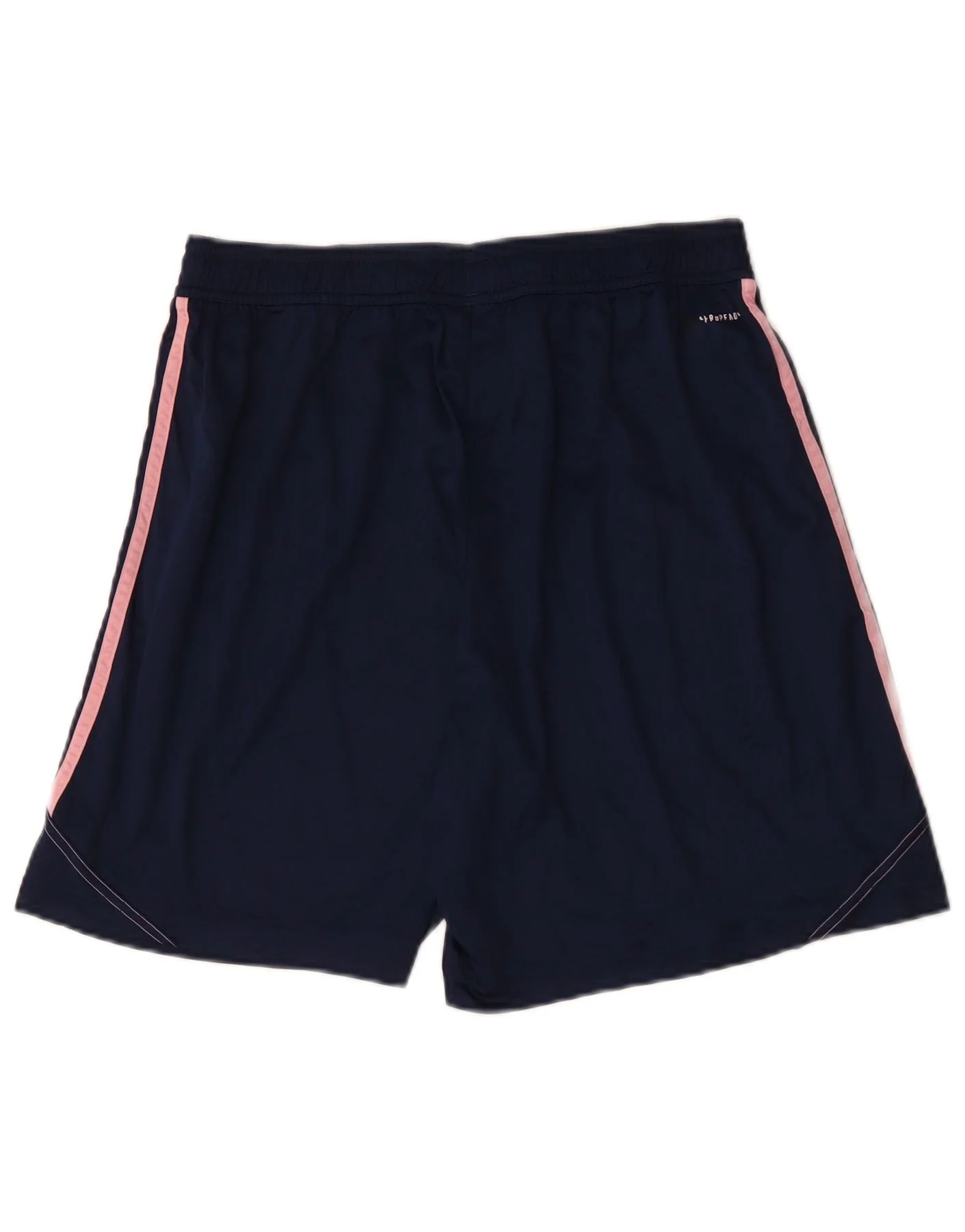 Adidas Womens Aeroready Sport Shorts UK 18 XL Navy Blue Polyester - Image 2